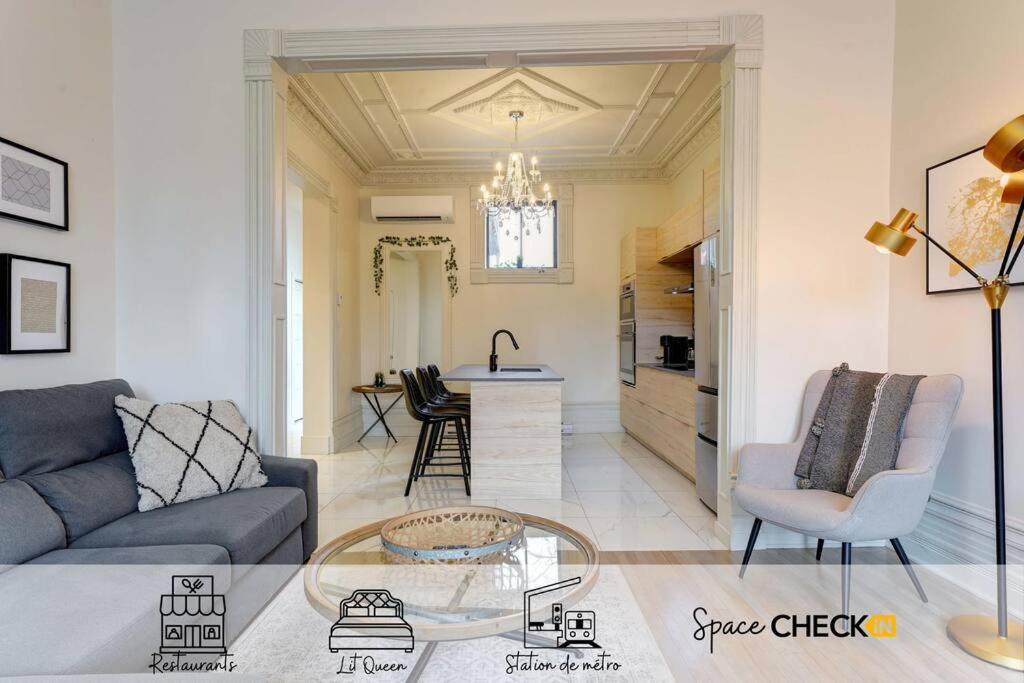 Chic St-Denis Modern & Comfortable Wifi AC