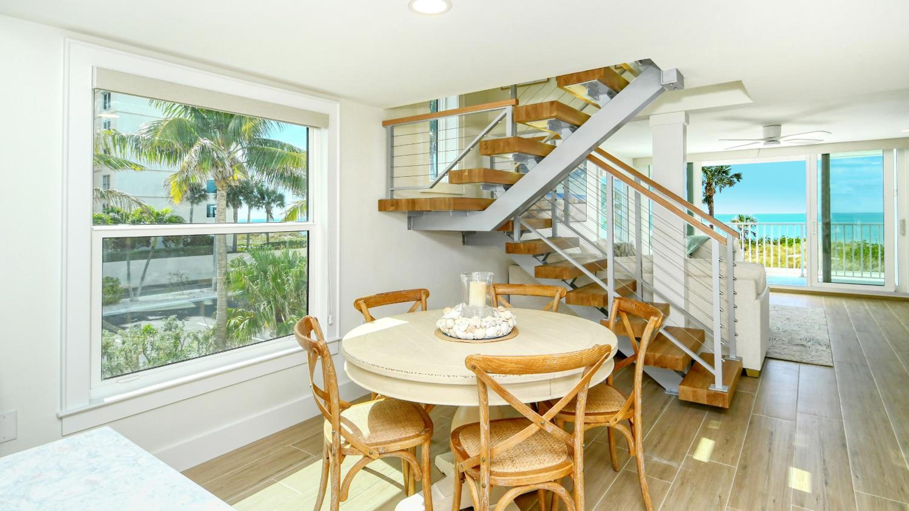 LaPlaya 206C Gorgeous vistas of the Gulf from this light and bright end unit with private access to the beach view 3