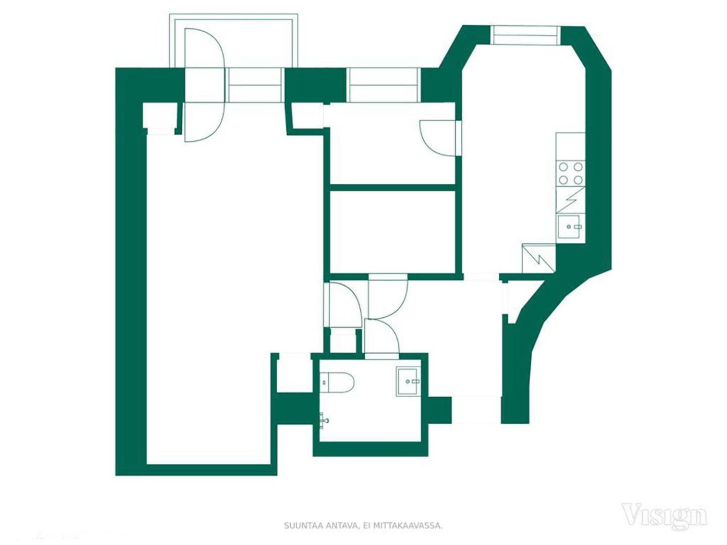 Artistic Kallio apartment