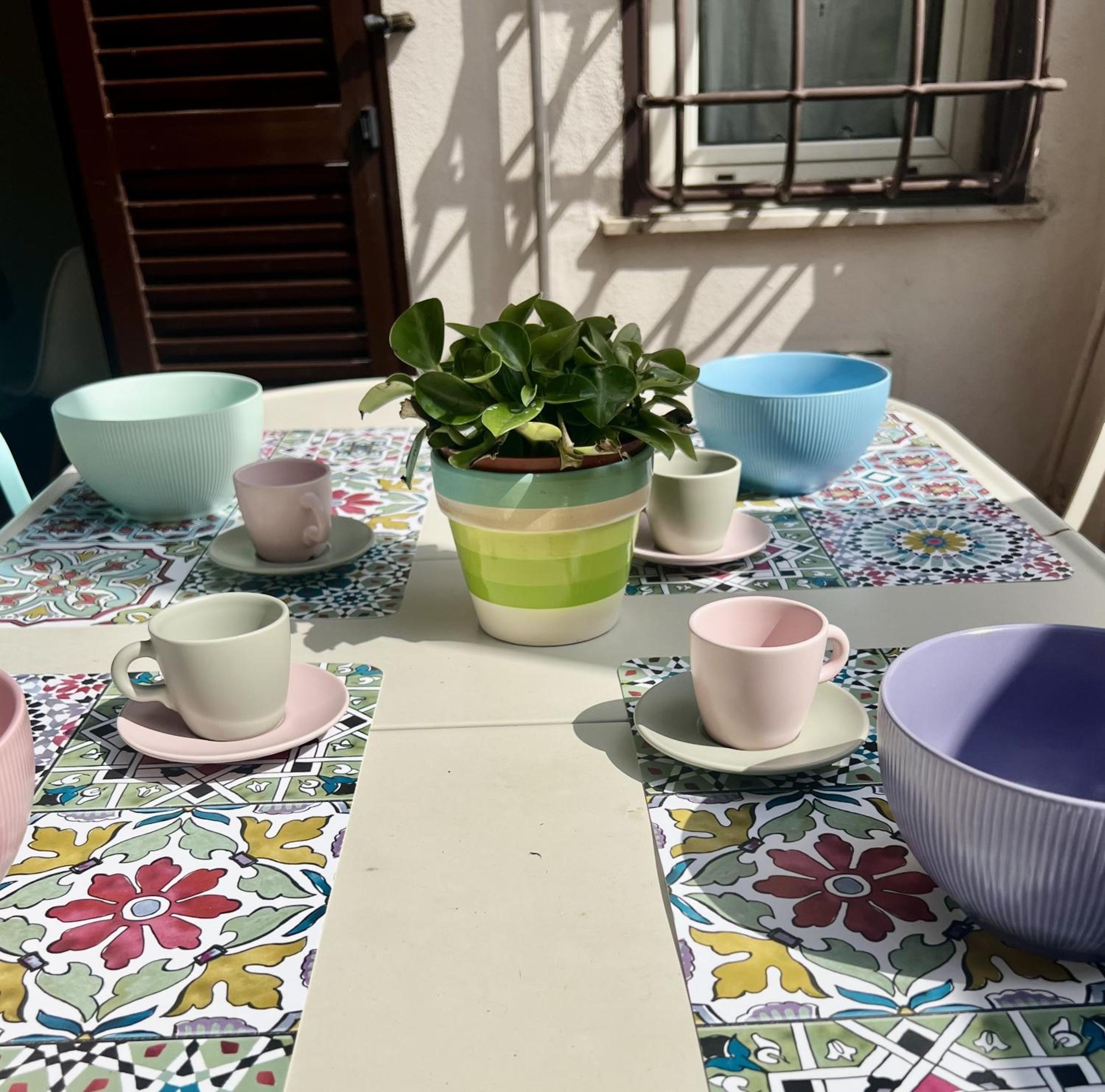 La piccola terrazza in Vaticano