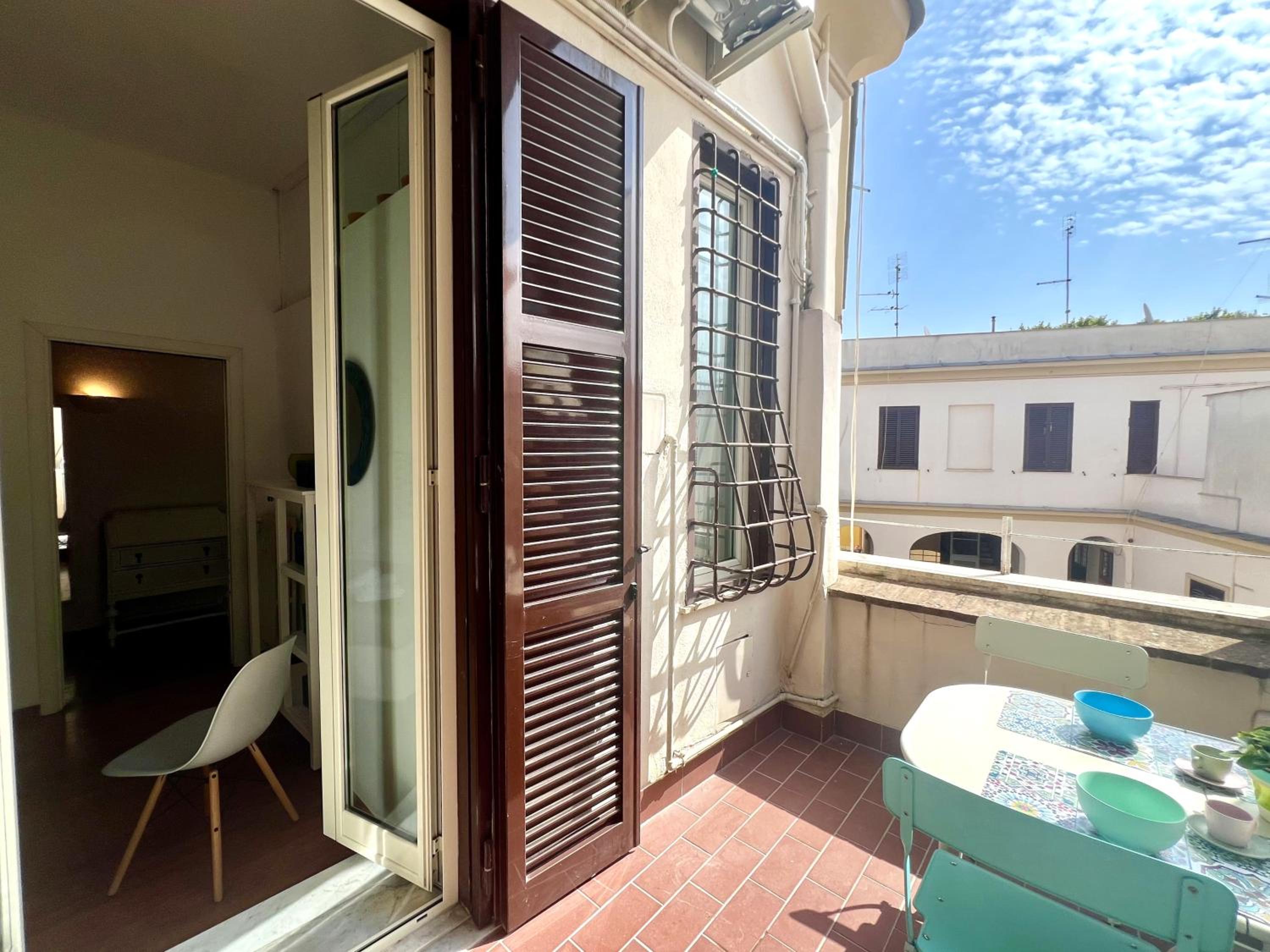 La piccola terrazza in Vaticano