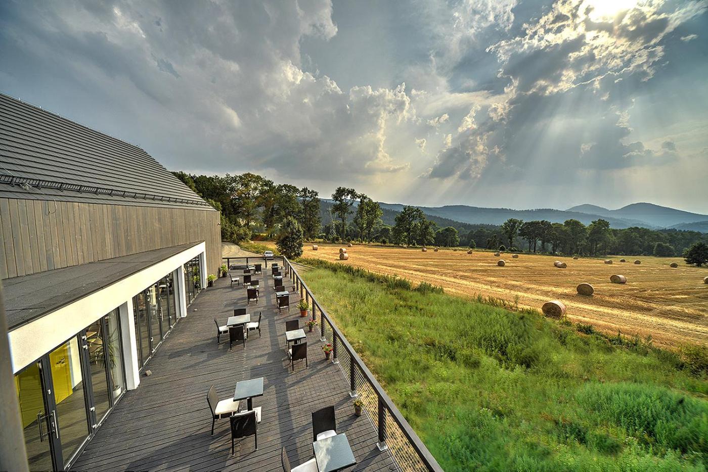 outdoor BBQ area