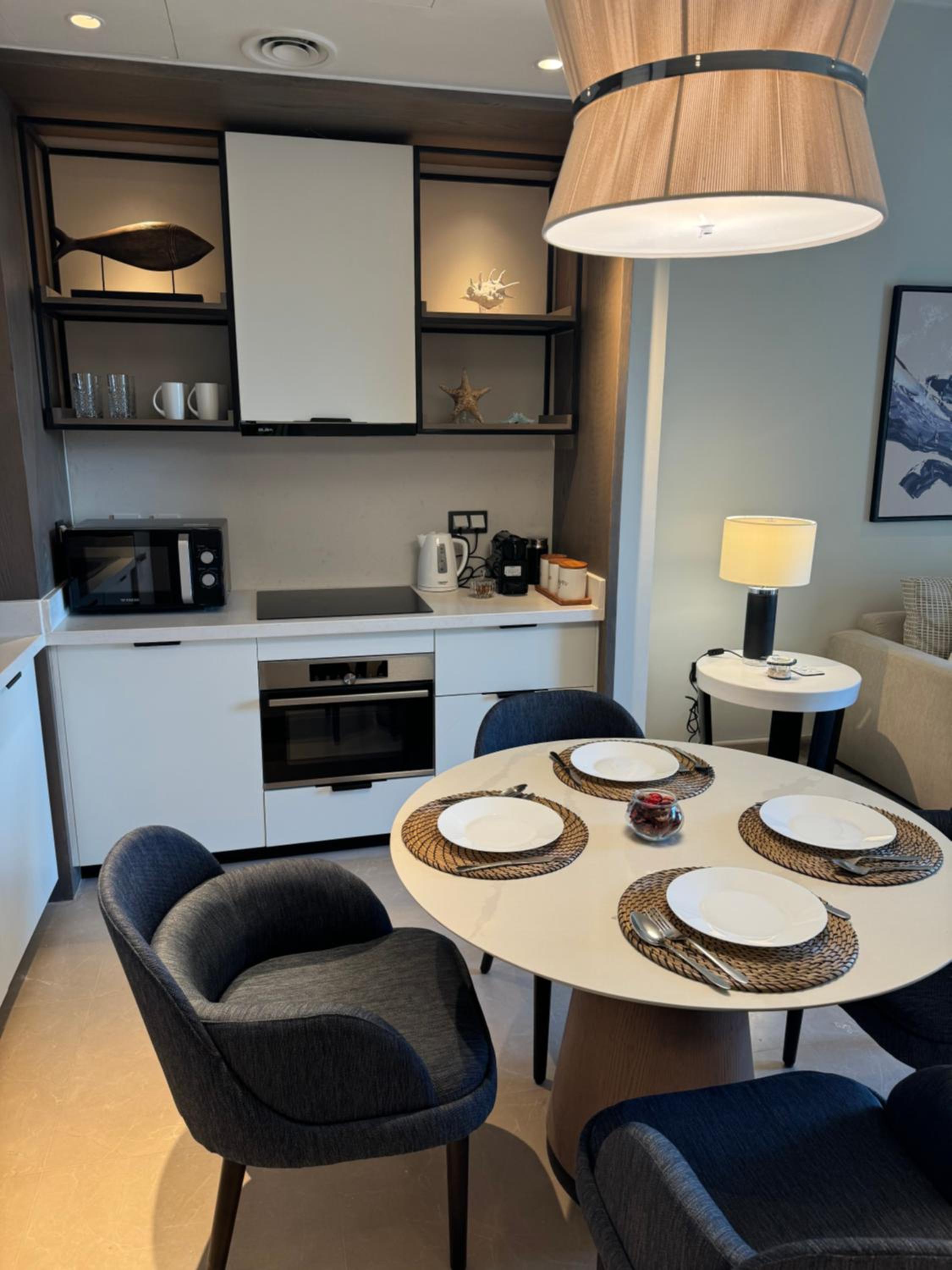 Address Beach Resort Marassi Serviced Apartment One Bedroom Suite, Partial Marina View