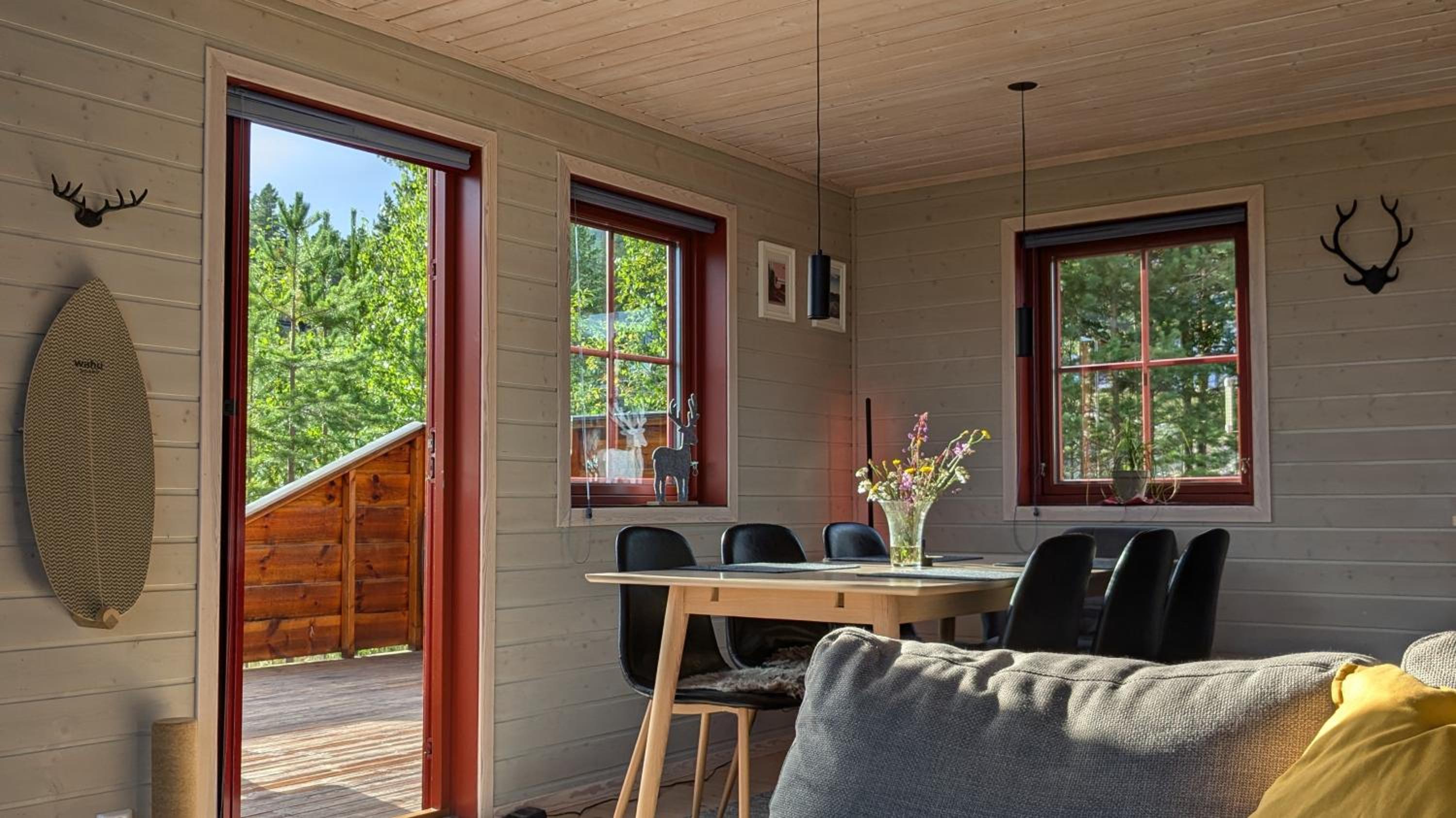 Ferienhaus in Vrådal mit Sauna, fußläufig zum Zentrum