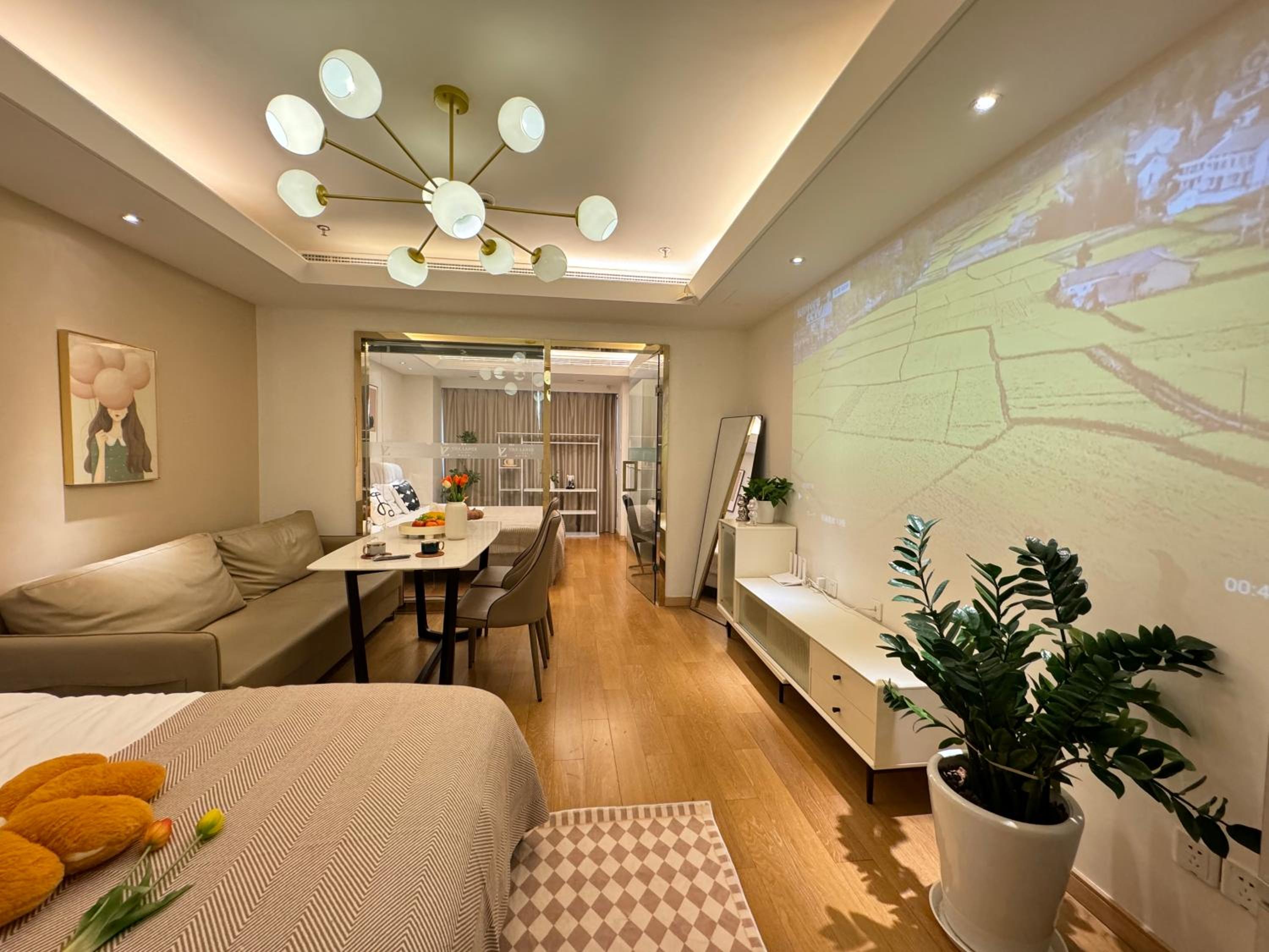 Shanghai Lerongju Boutique Apartment Metro Line 8 20meter