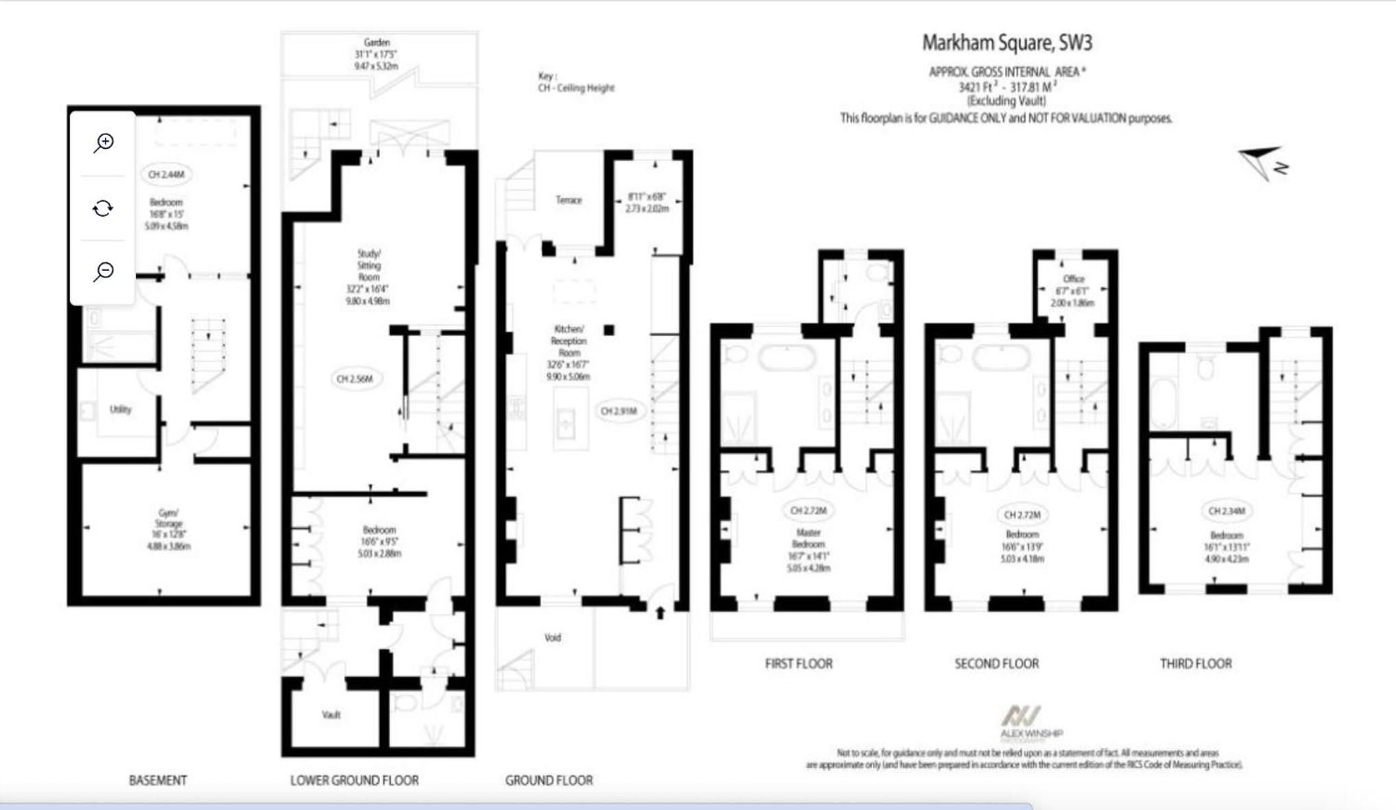 Luxury 4 Bedrooms 5 Baths 2 Receptions Family House with Garden Chelsea