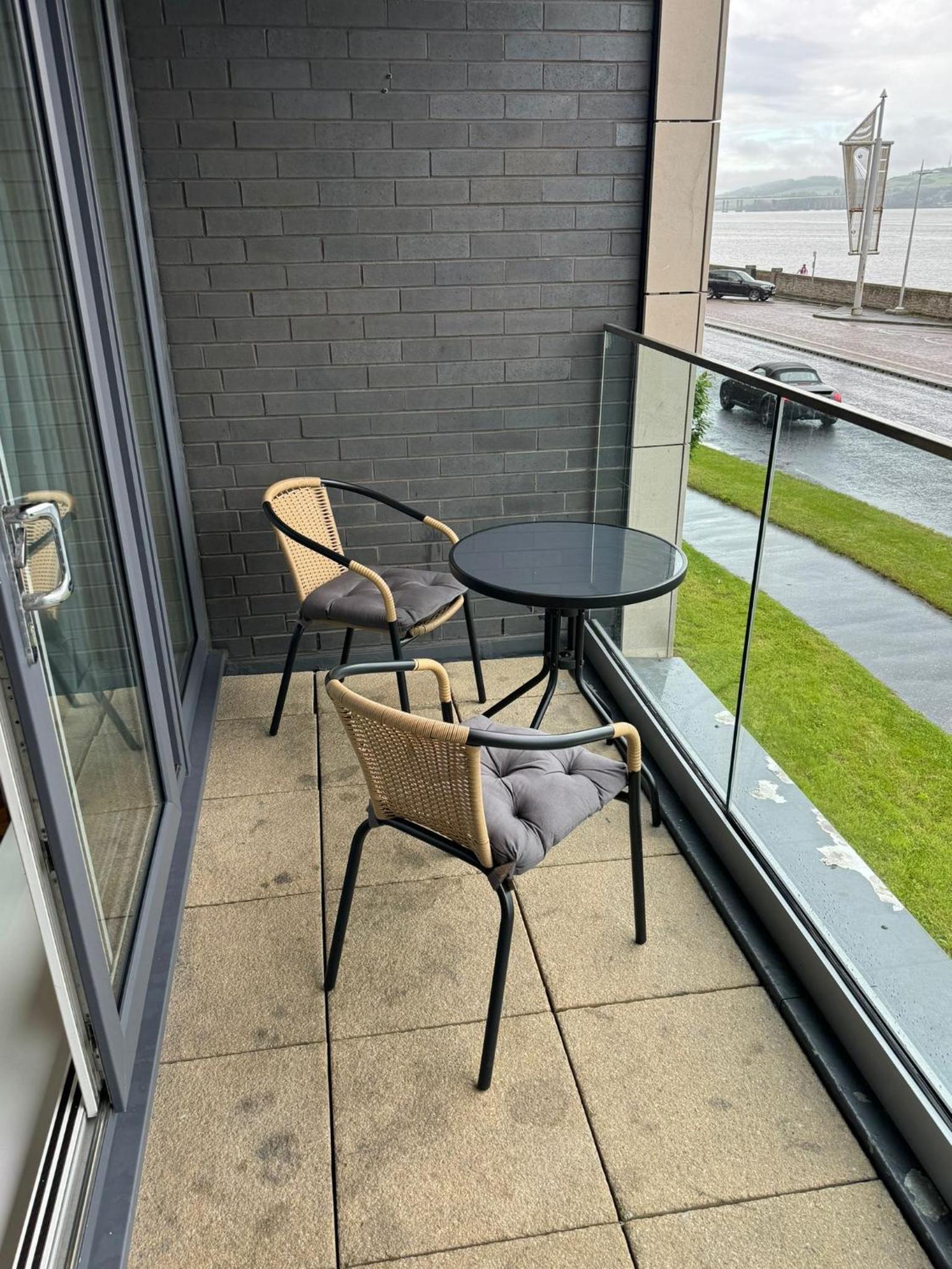 The waterfront apartments