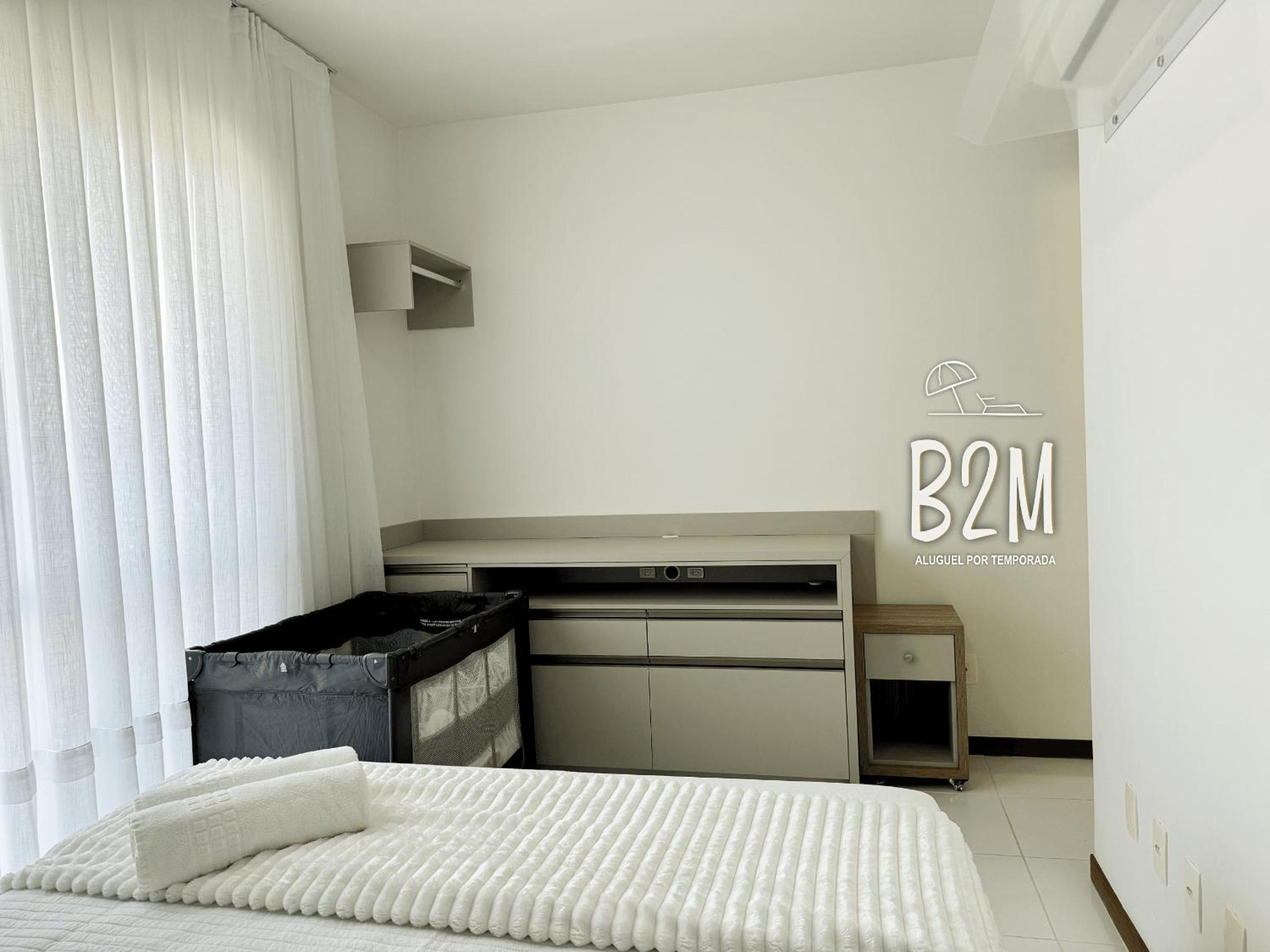 Apartamento com vista mar, churrasqueira e piscina