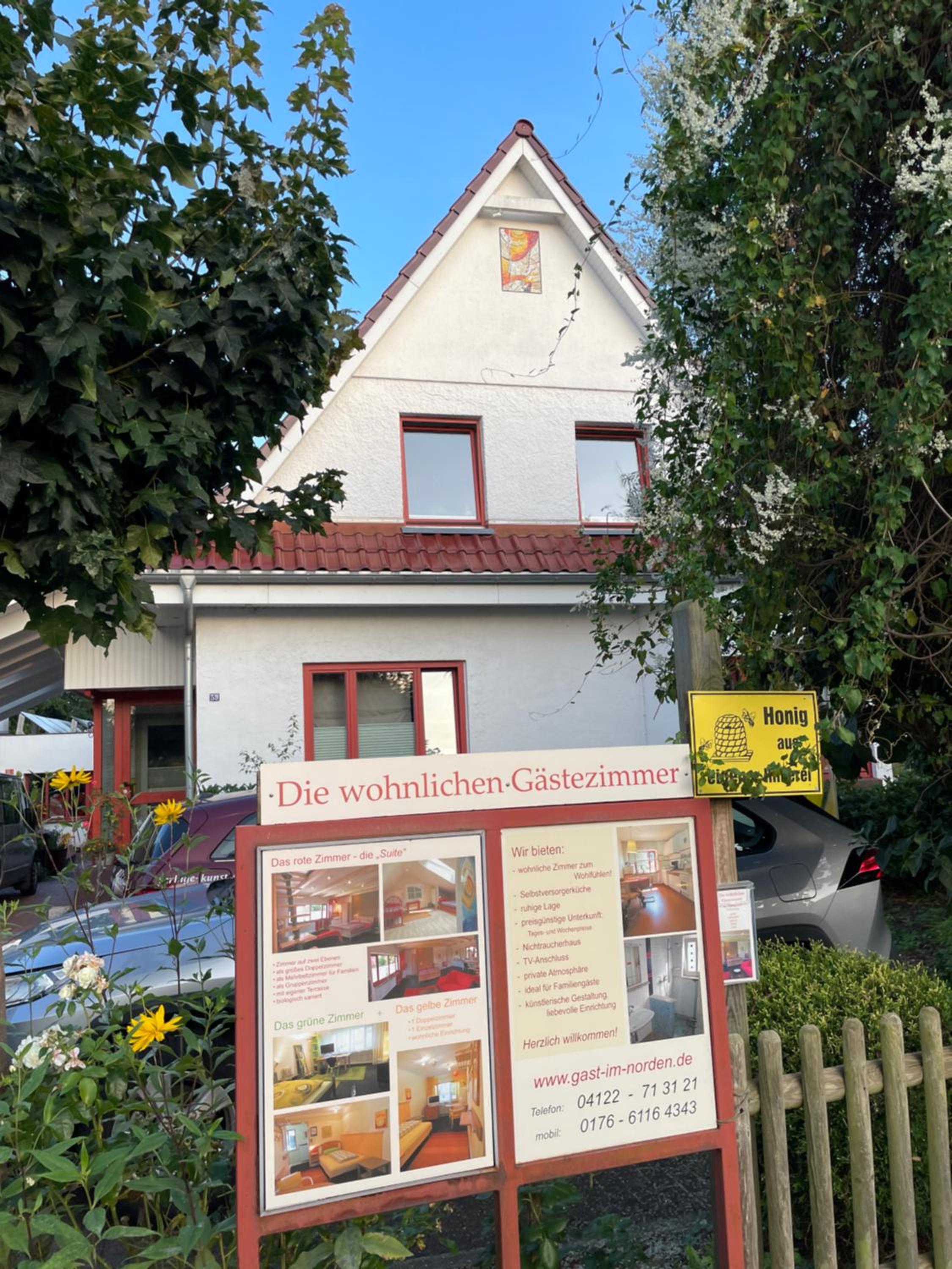 Die wohnlichen Gästezimmer