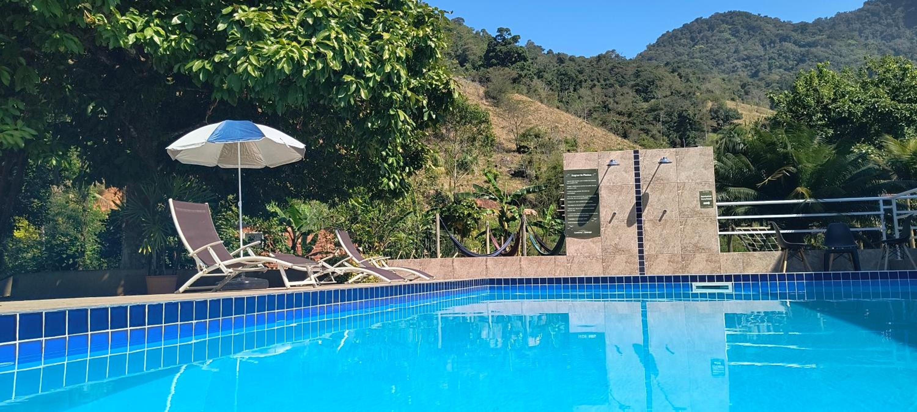 Pousada Cantinho do Sossego localizada do lado Norte de Paraty próxima as Praias de Sao Gonçalo São Gonçalinho Aldeia dos Pataxós Cachoeira do Crepusculo I