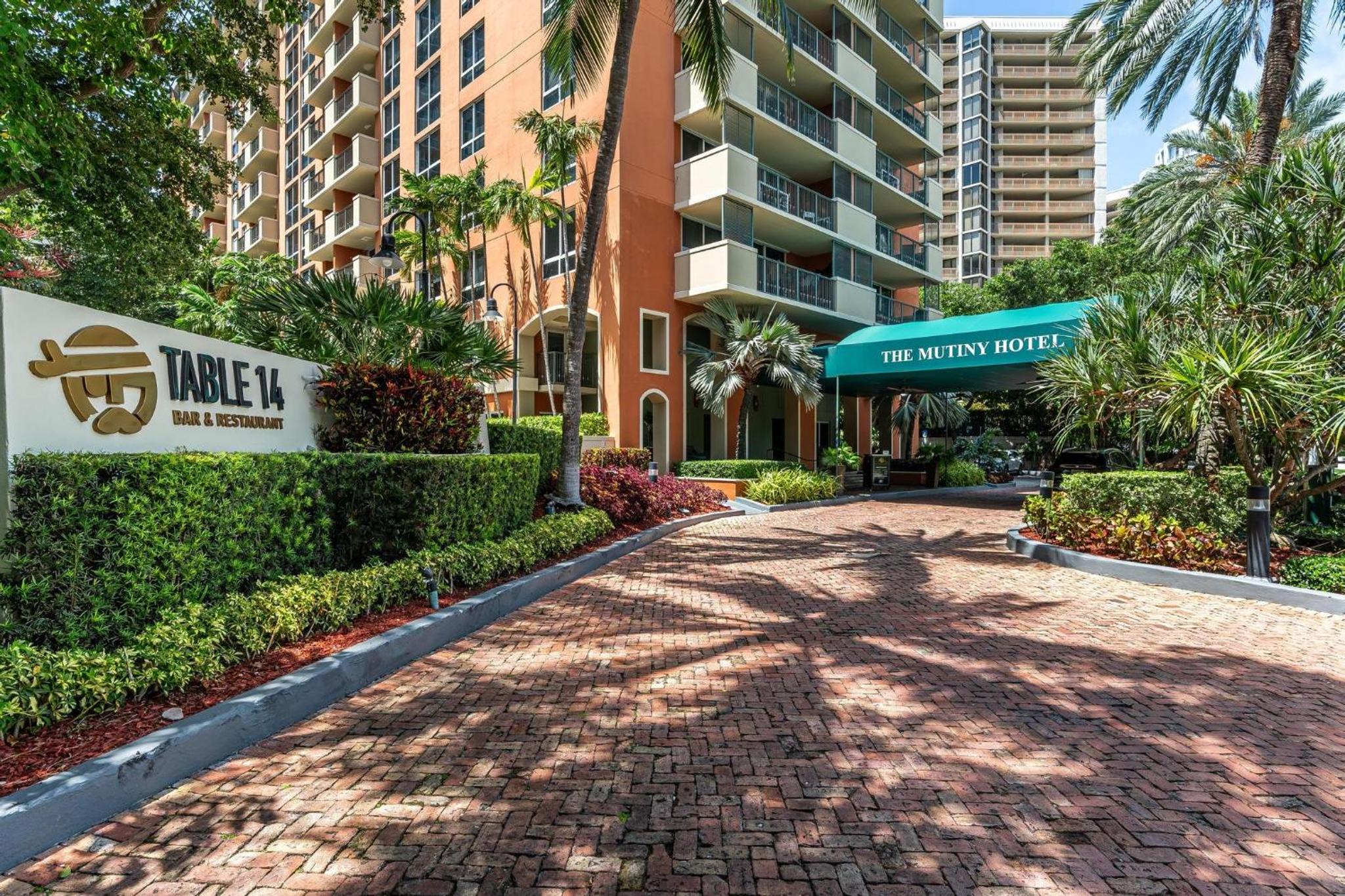 The Palms Coconut Grove 1 bedroom condo includes parking