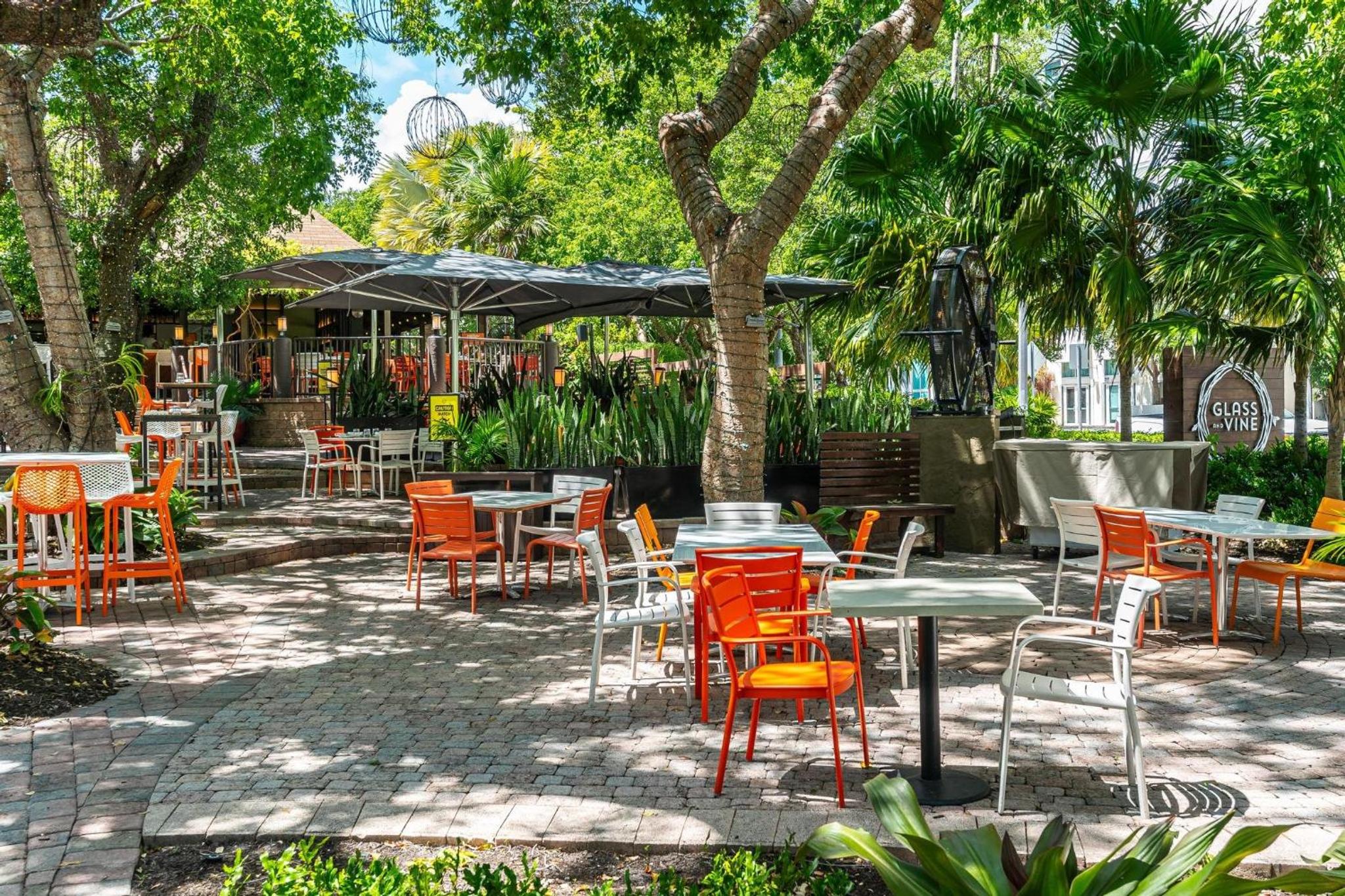The Palms Coconut Grove 1 bedroom condo includes parking