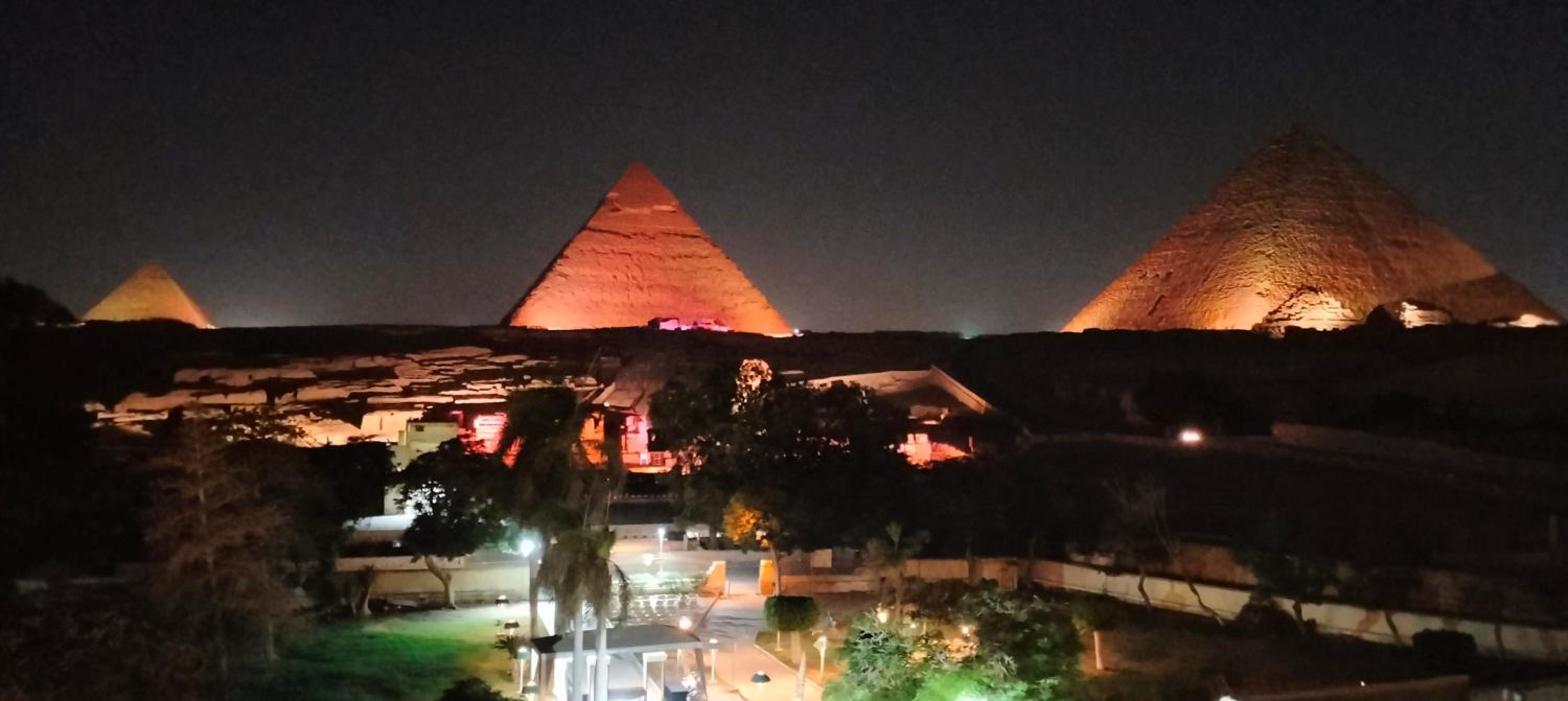 Zeina pyramids view