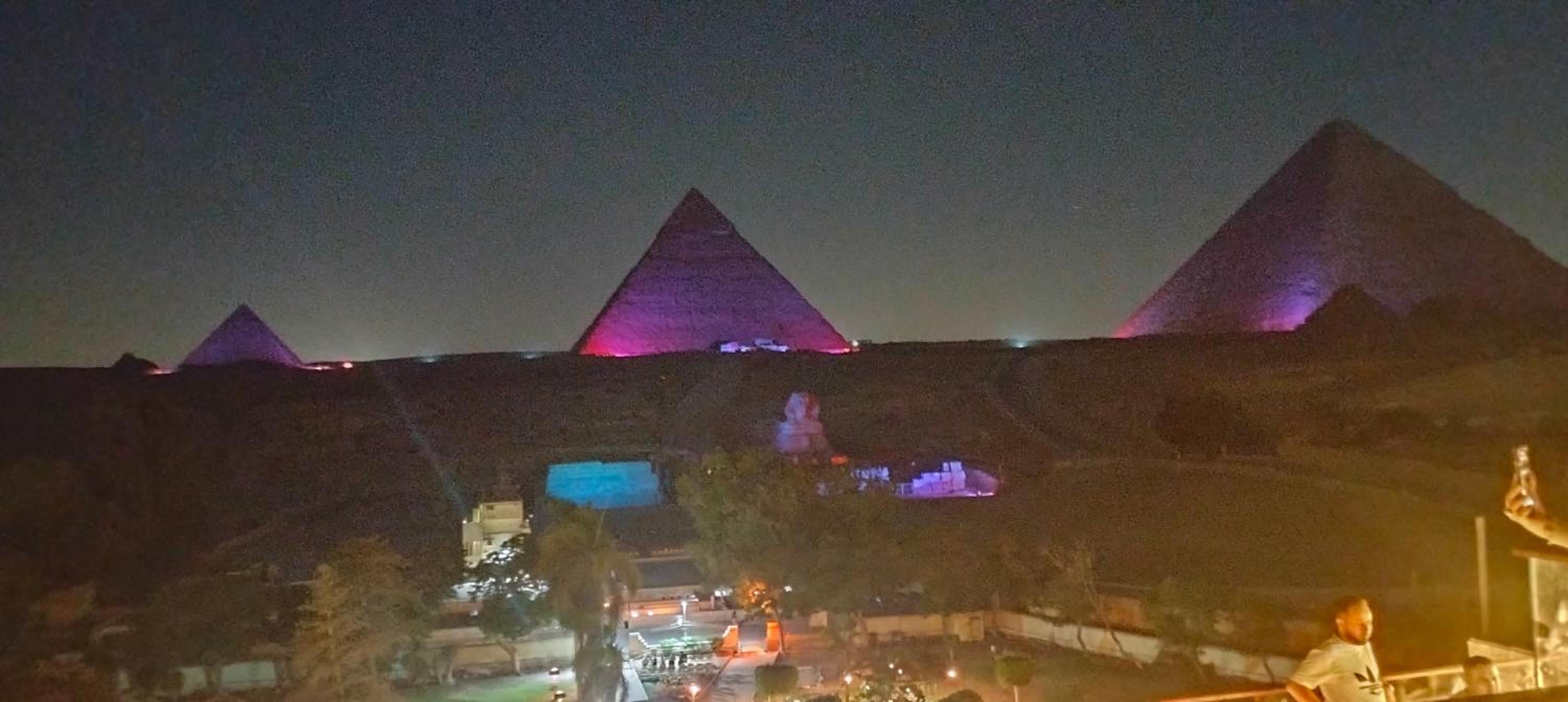 Zeina pyramids view