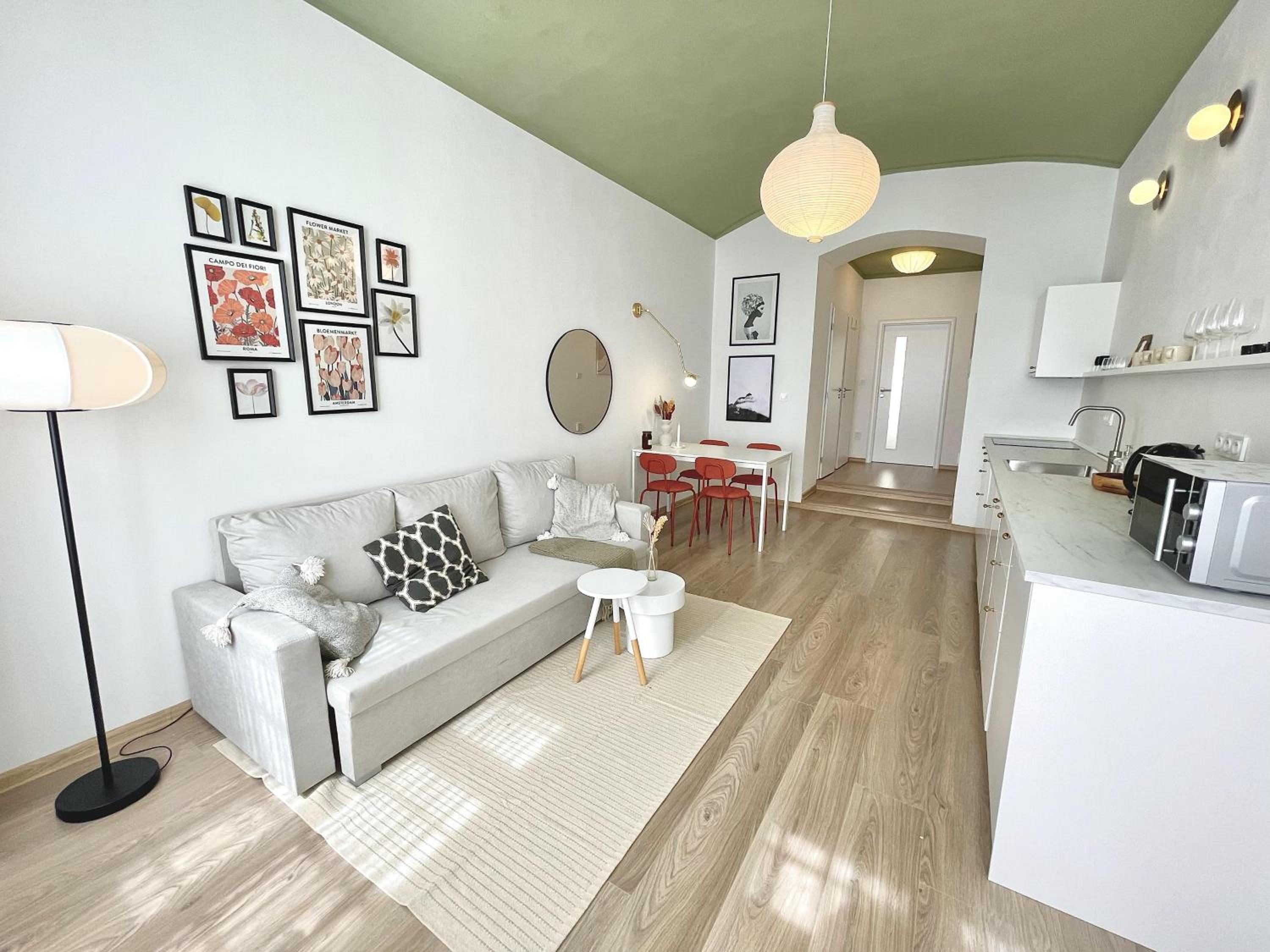 Rentero natural ground base Apartment, Prague