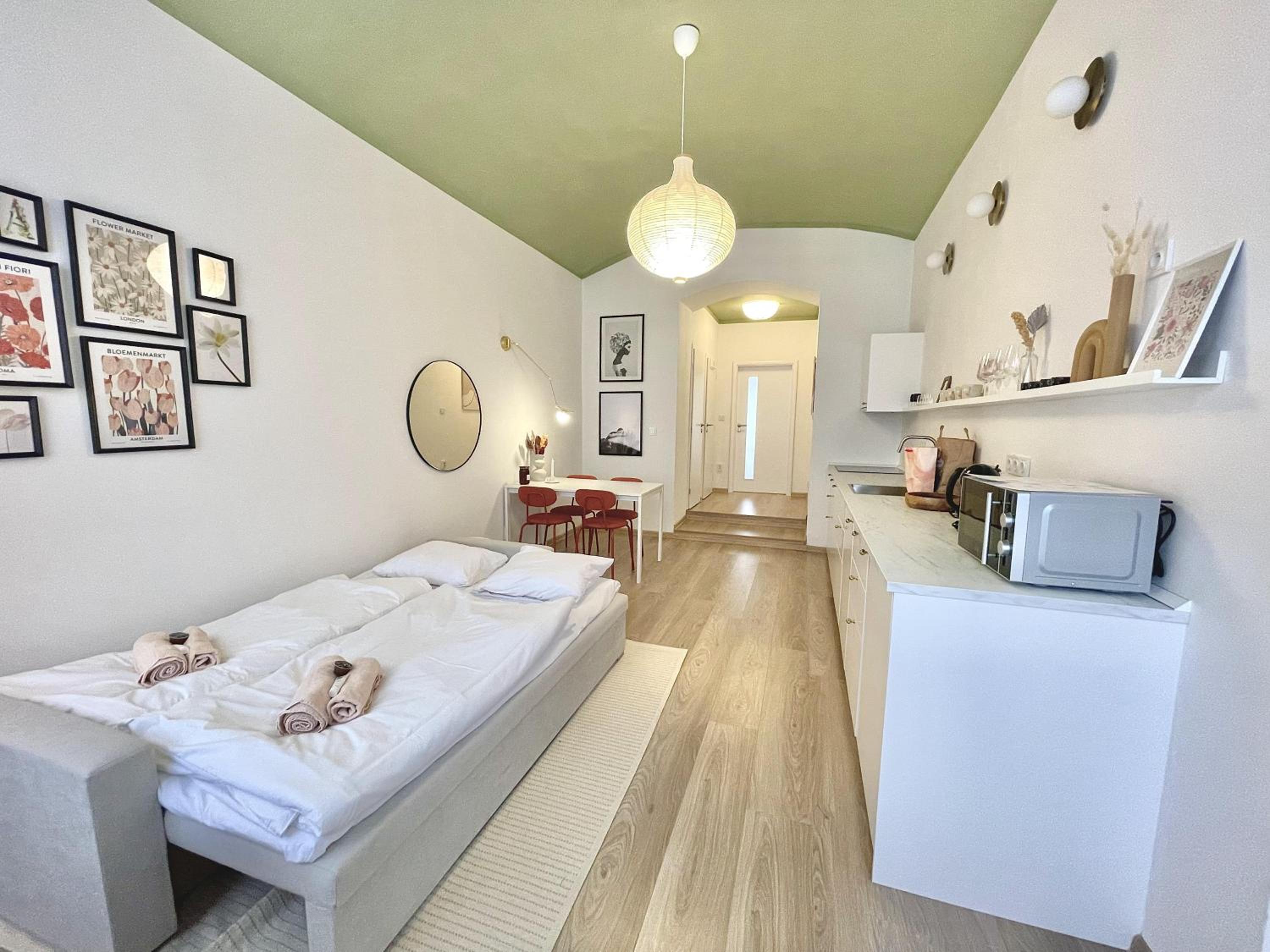 Rentero natural ground base Apartment, Prague