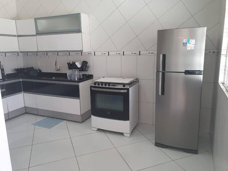 Casa com churrasqueira ampla