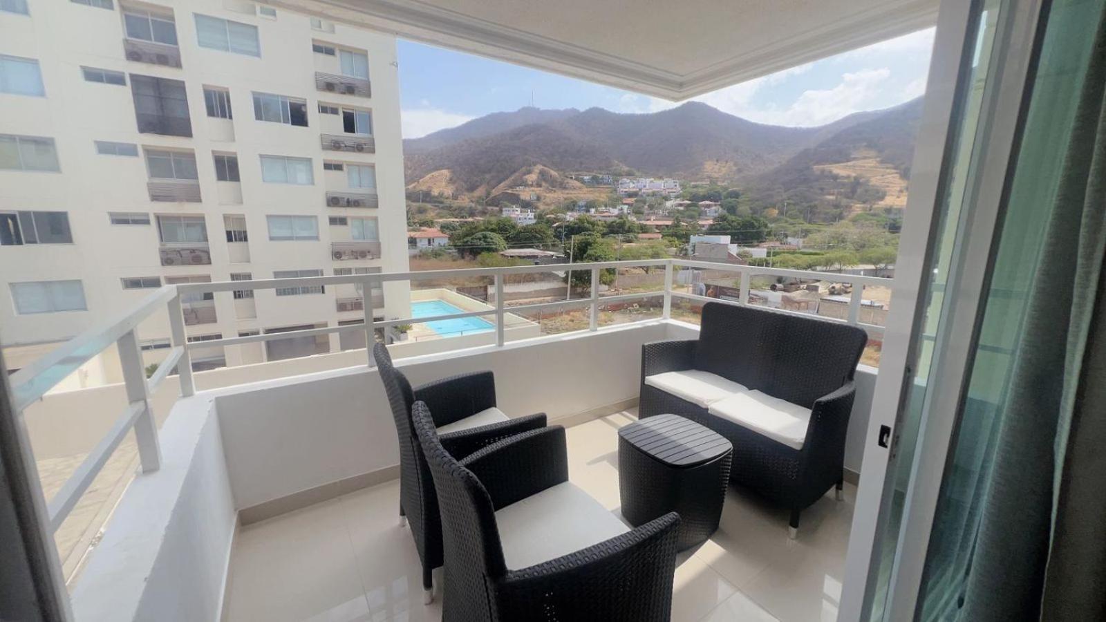 El Rodadero, 4 habitaciones con piscina y terraza