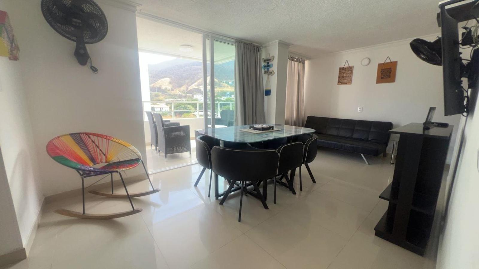 El Rodadero, 4 habitaciones con piscina y terraza