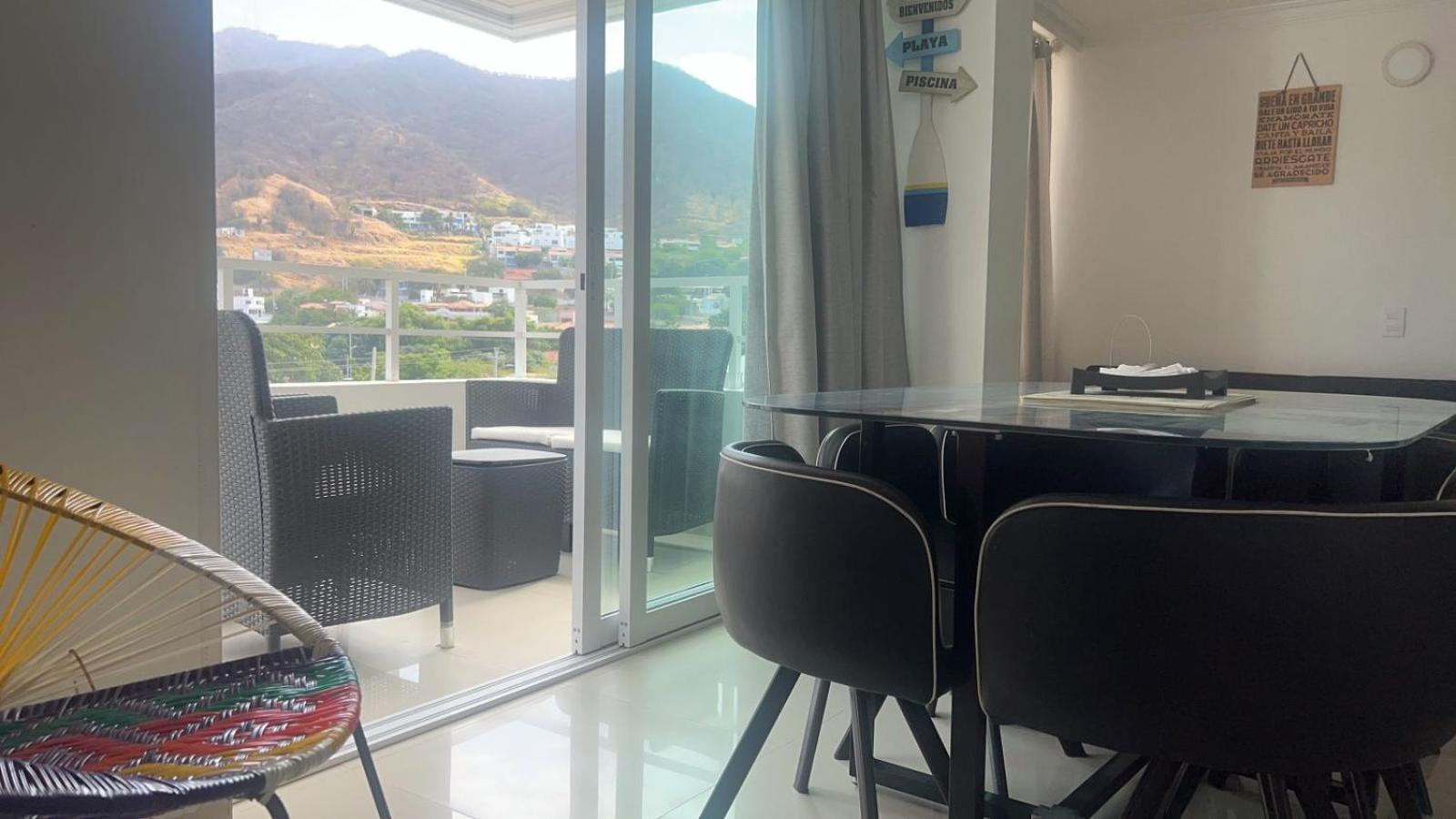 El Rodadero, 4 habitaciones con piscina y terraza