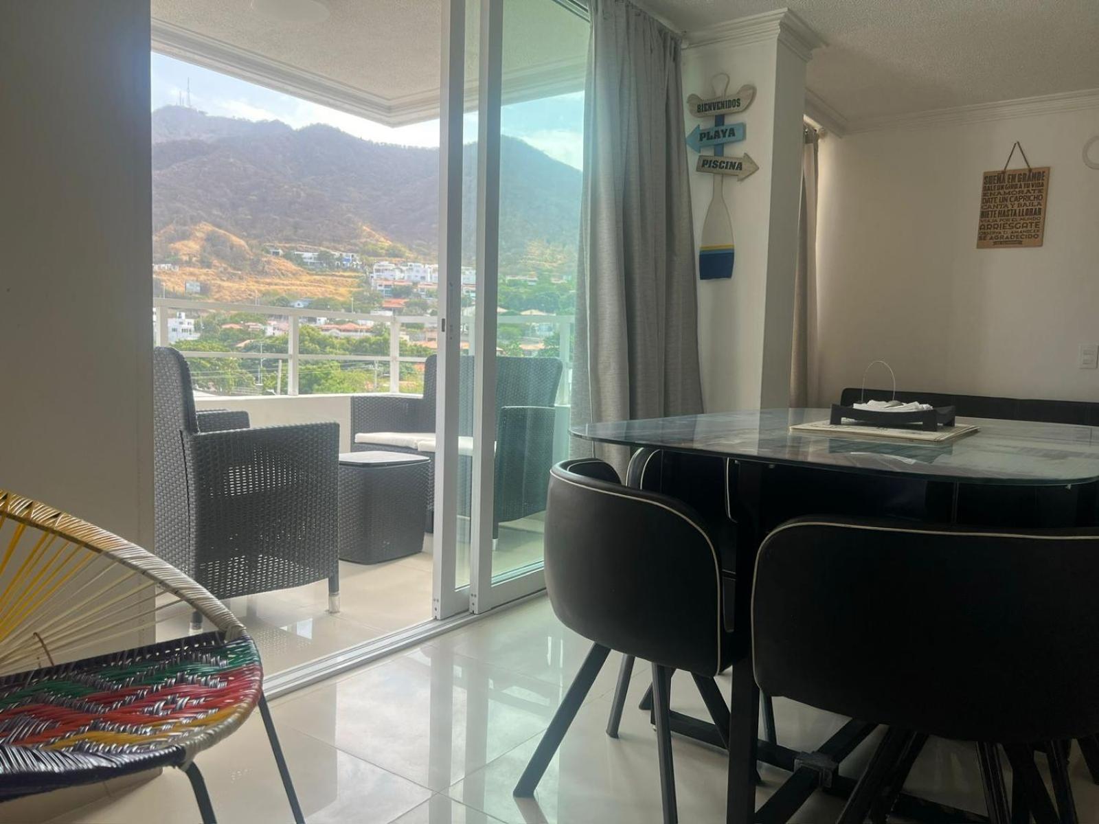 El Rodadero, 4 habitaciones con piscina y terraza