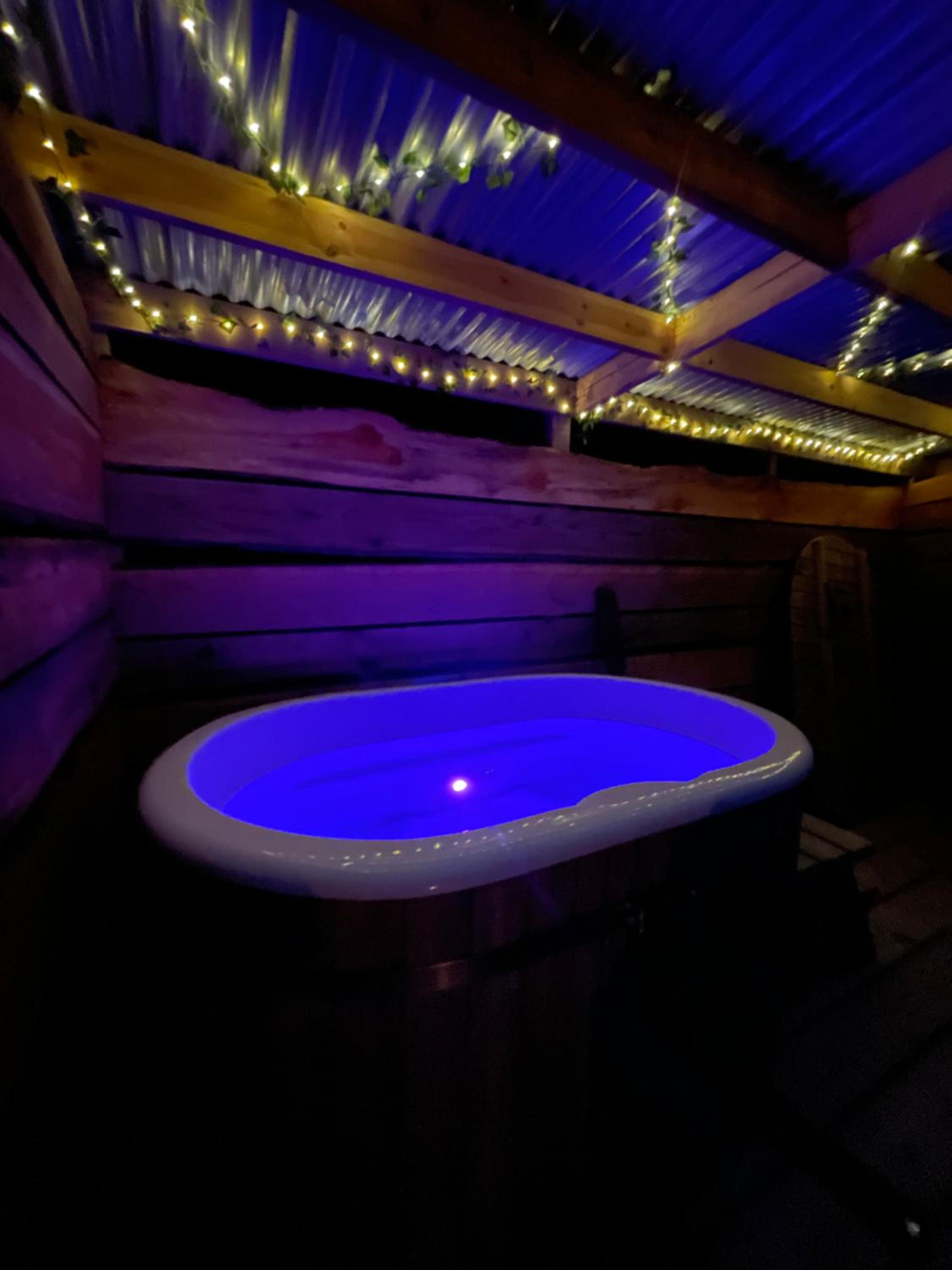 Sparrow Cabin Hot Tub view 5
