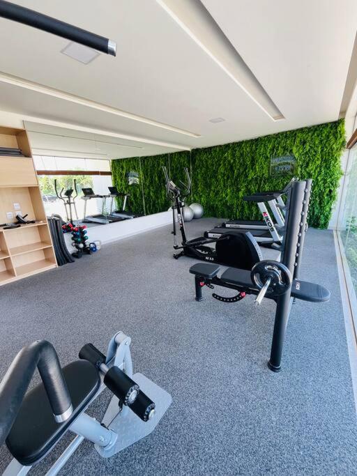 Flat em Muro Alto Porto de Galinhas com Piscina, Ar-condicionado e Cozinha Equipada