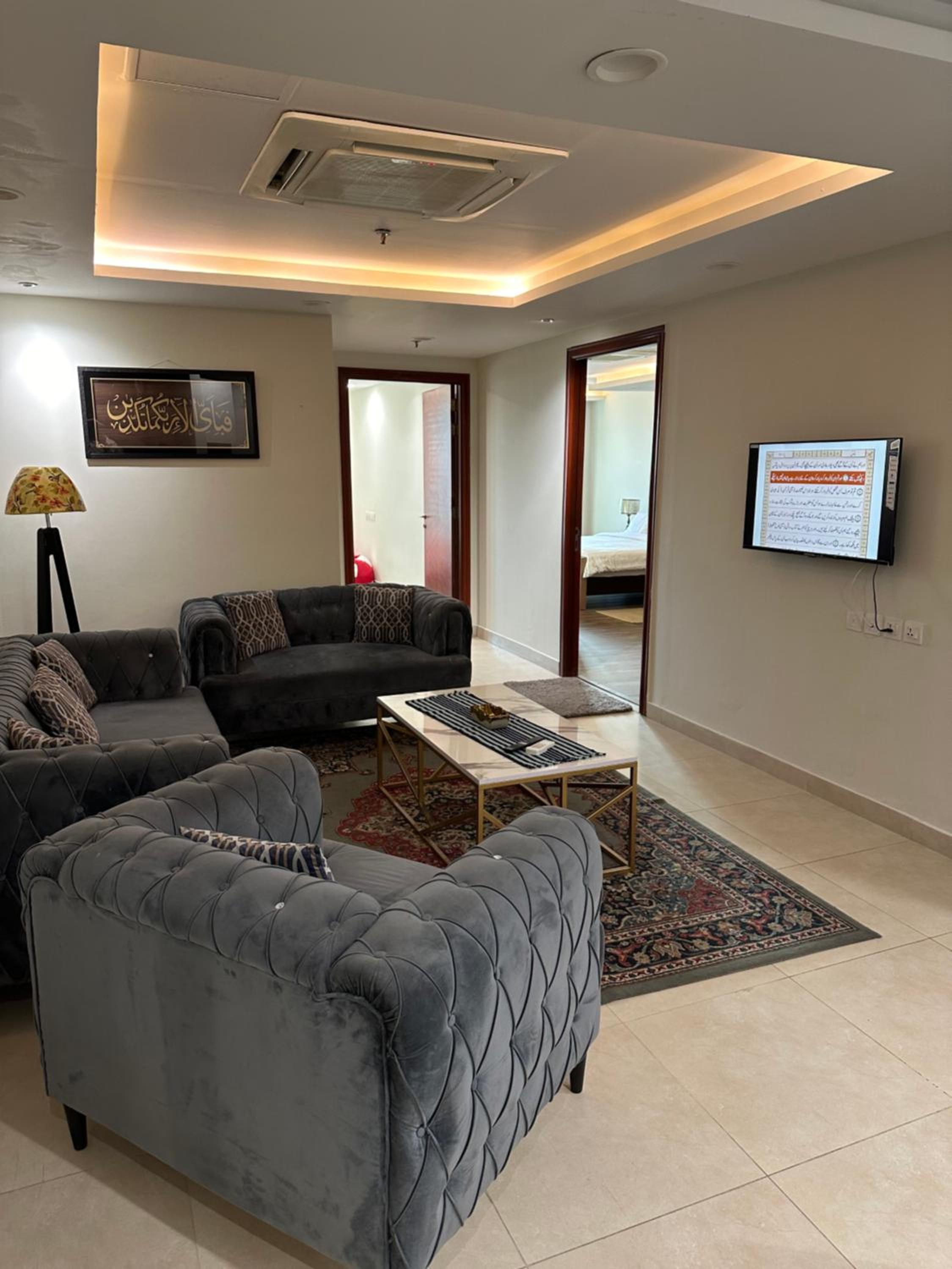 GoldCrest Two Bed Luxury Apartment Dha Lahore view 4