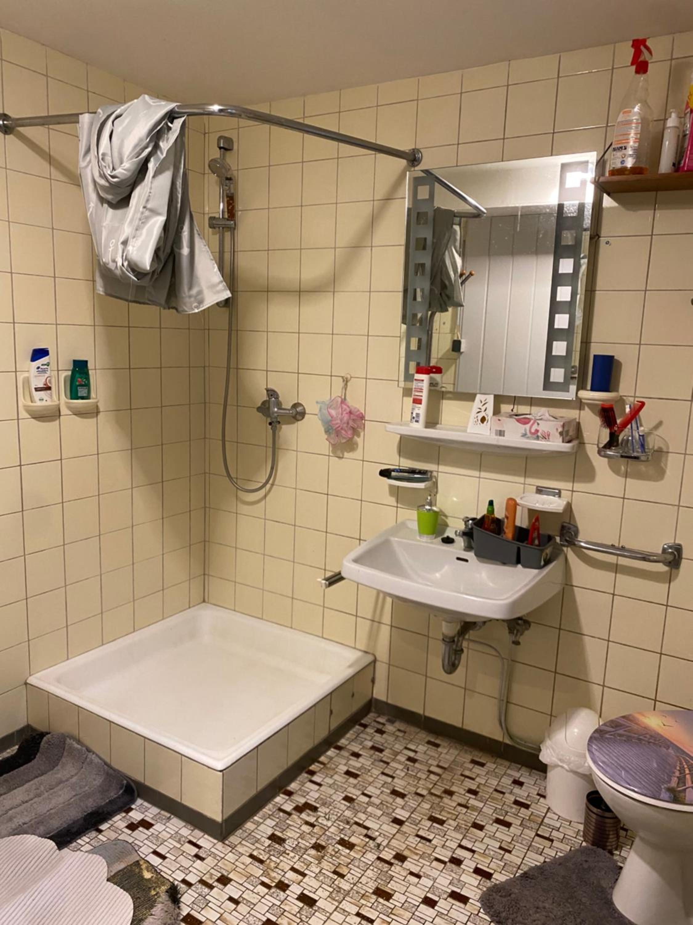 Apartment in basement of a house with good daylight