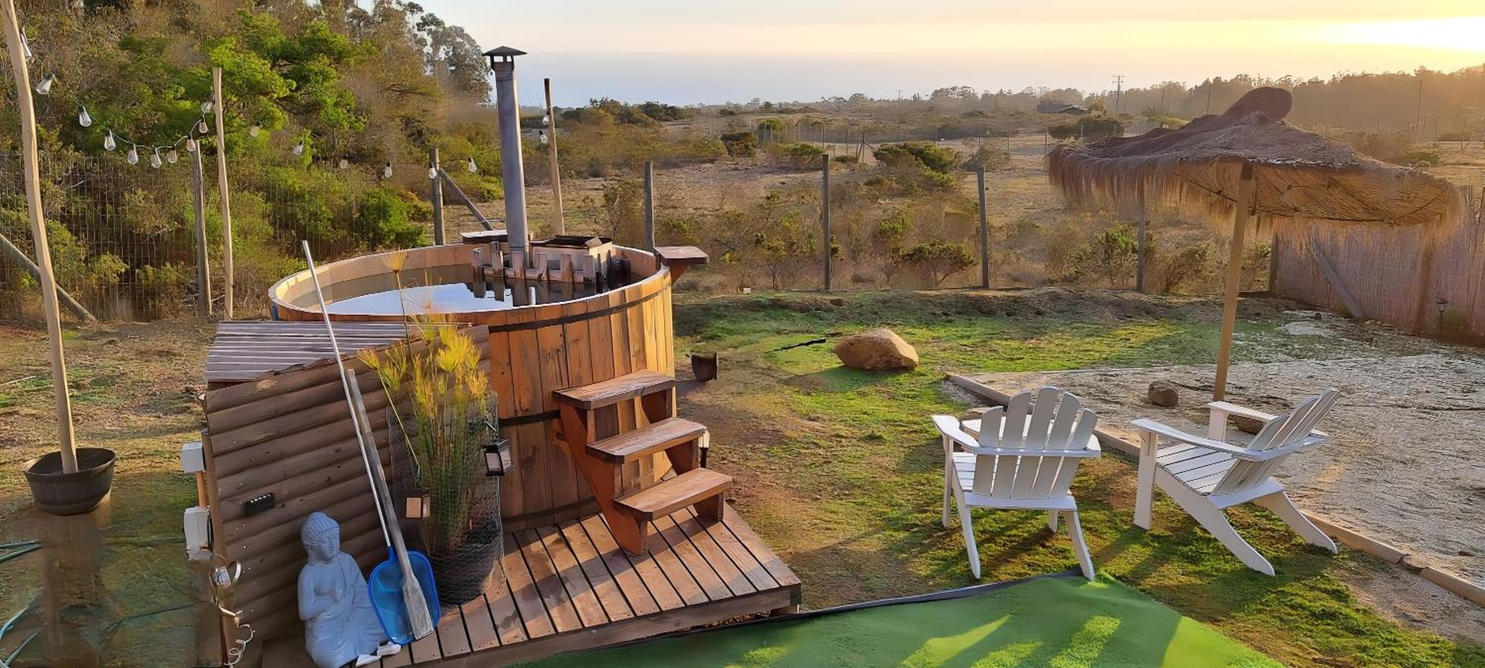 Mar y Tinaja Algarrobo Tunquen Casa con Vista al Mar y Tinaja Privada