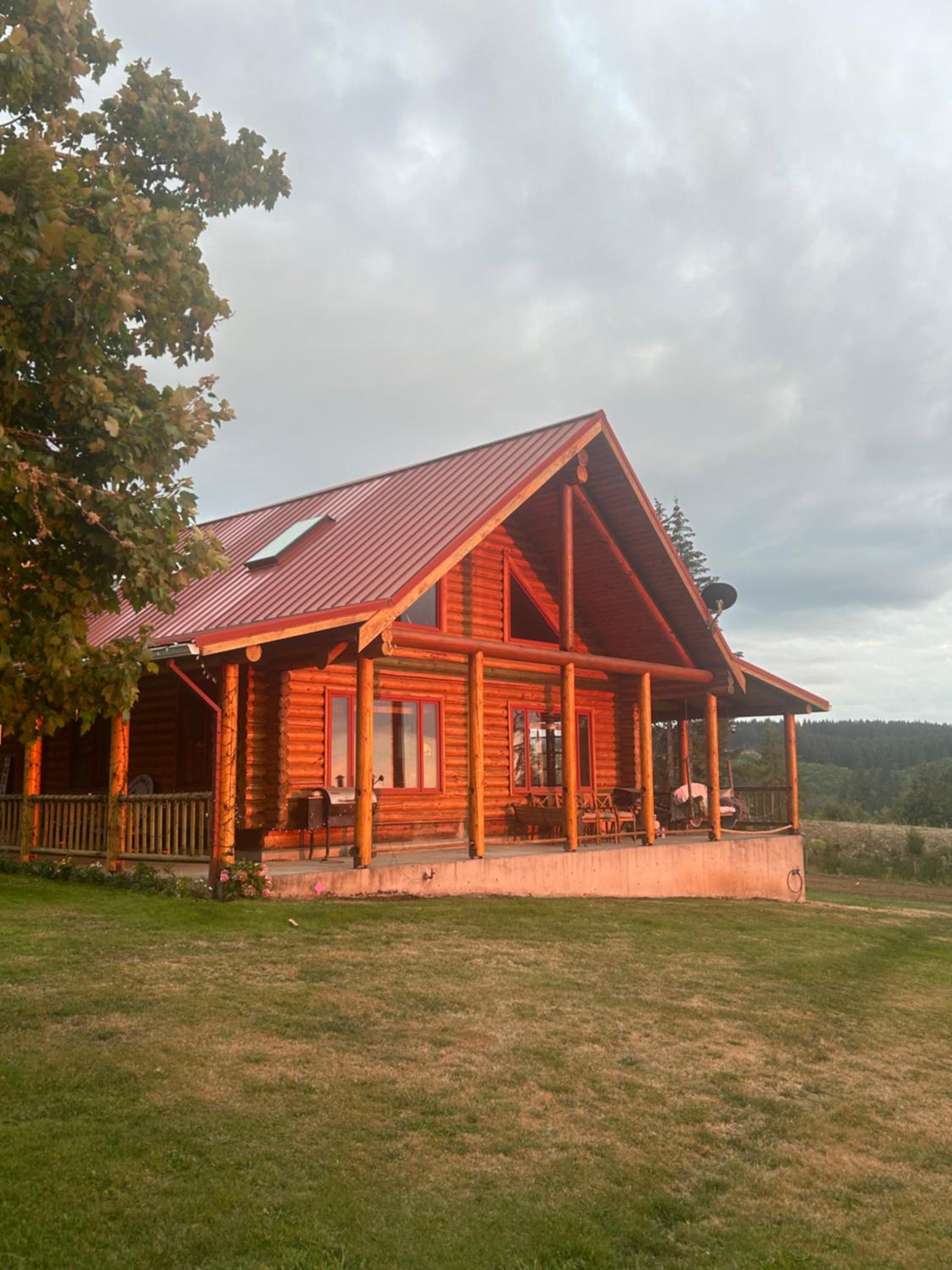 Collins Pond and Lodge view 2