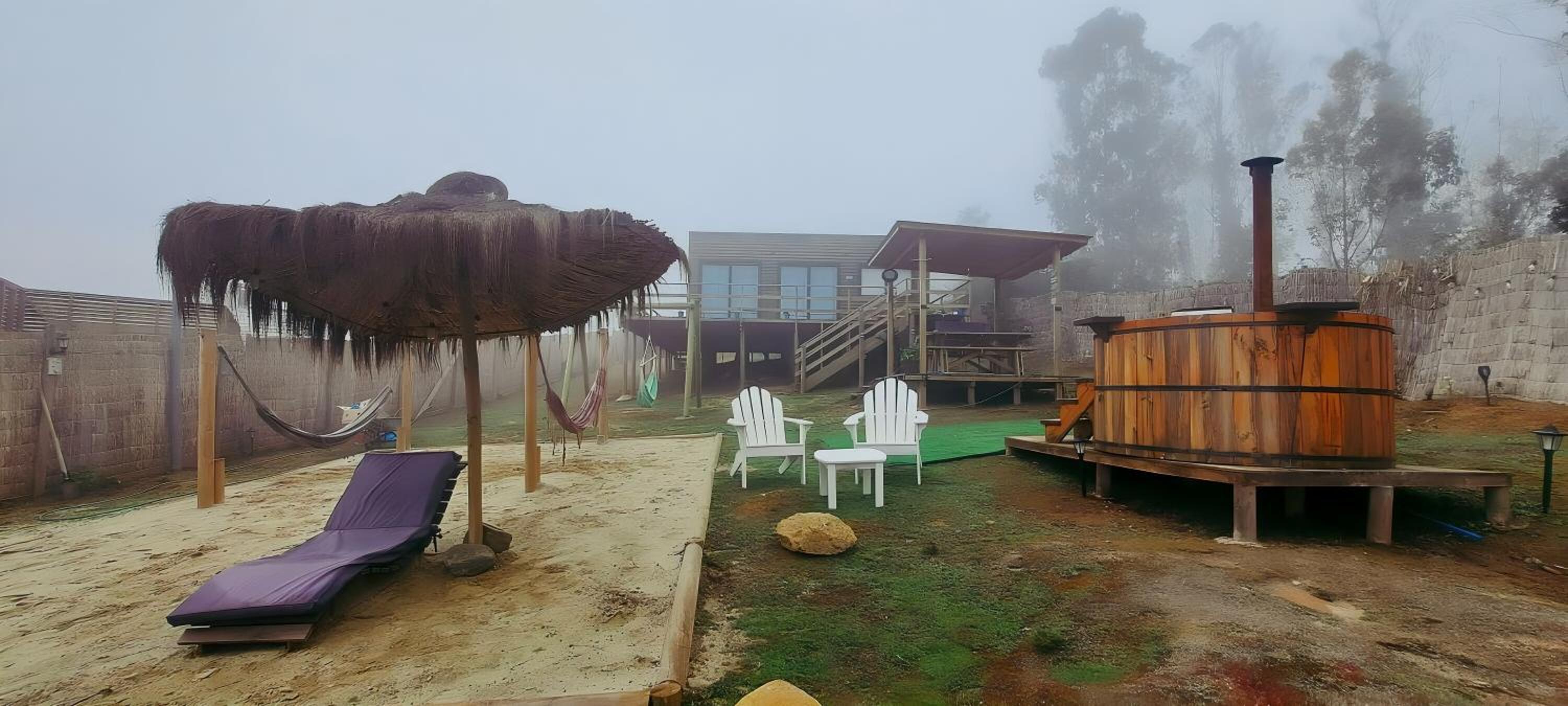Mar y Tinaja Algarrobo Tunquen Casa con Vista al Mar y Tinaja Privada