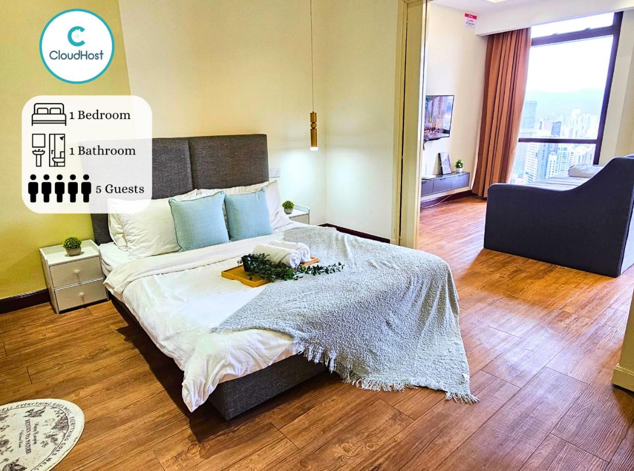 Bukit Bintang 1BR 5pax Walk to LRT & Monorail Stn by Cloud Host