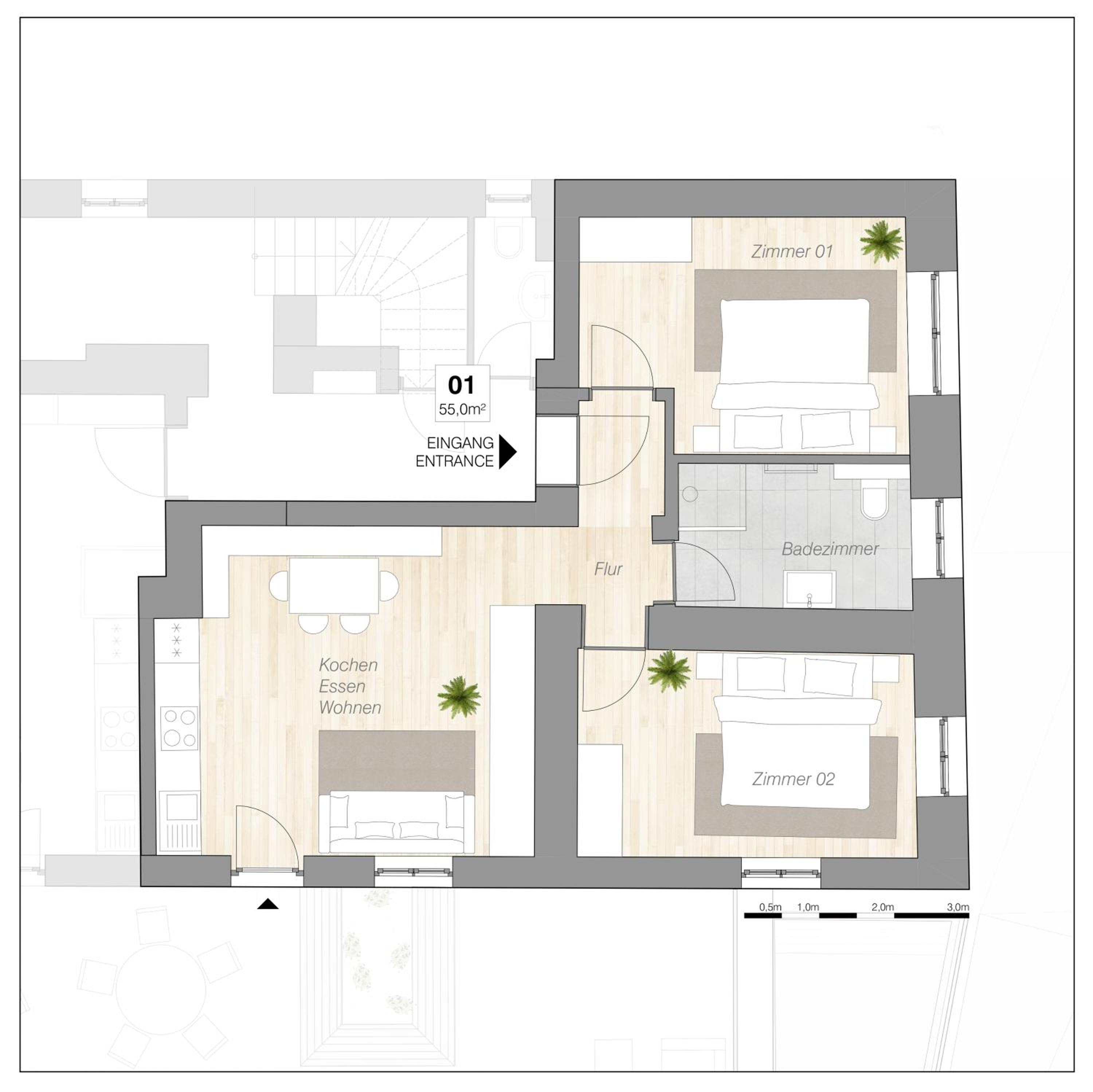 Schwaigermühle Apartments - historic charm & modern comfort