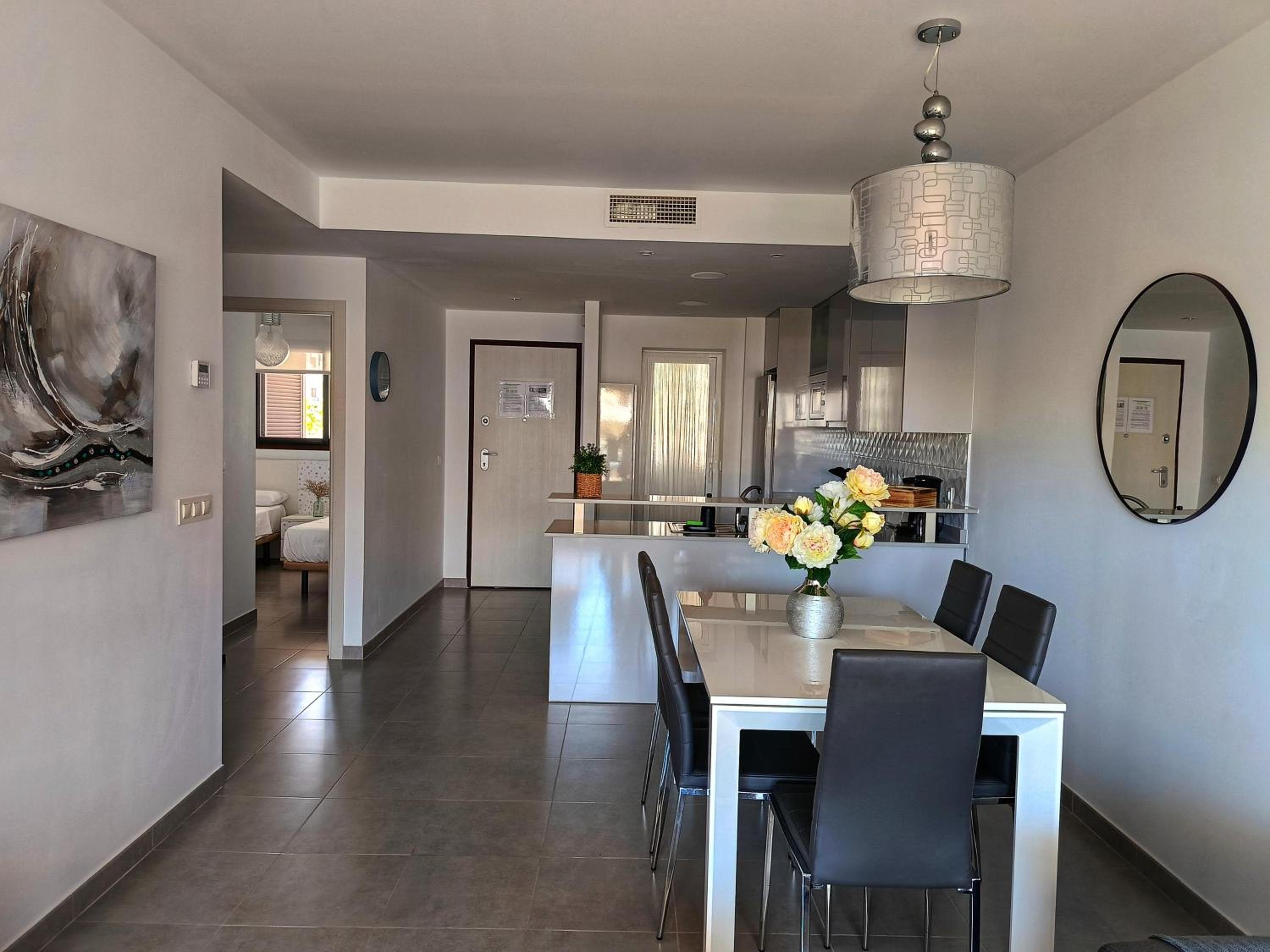 Casa Aguamarina apt con terraza y piscina