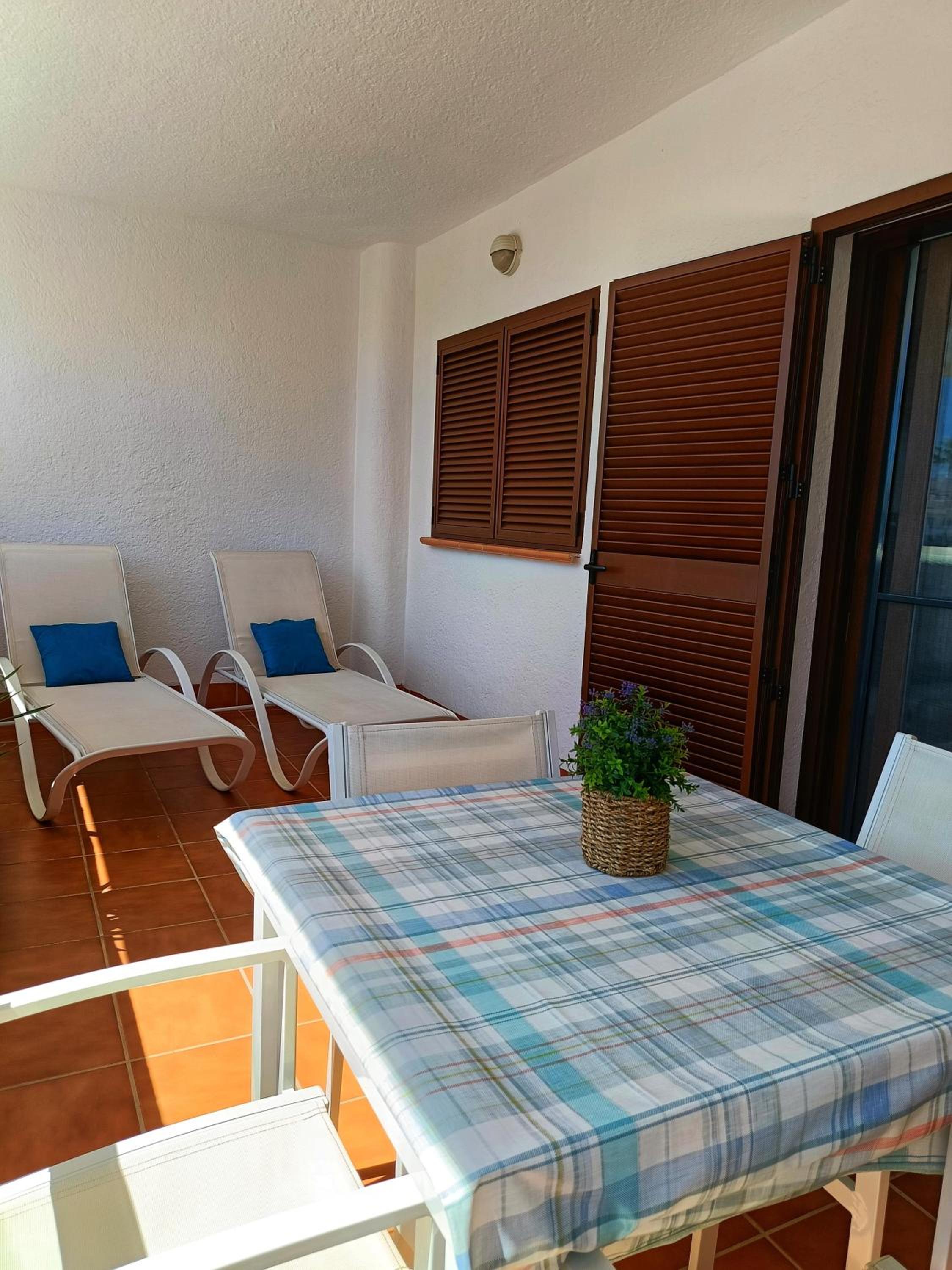 Casa Aguamarina apt con terraza y piscina