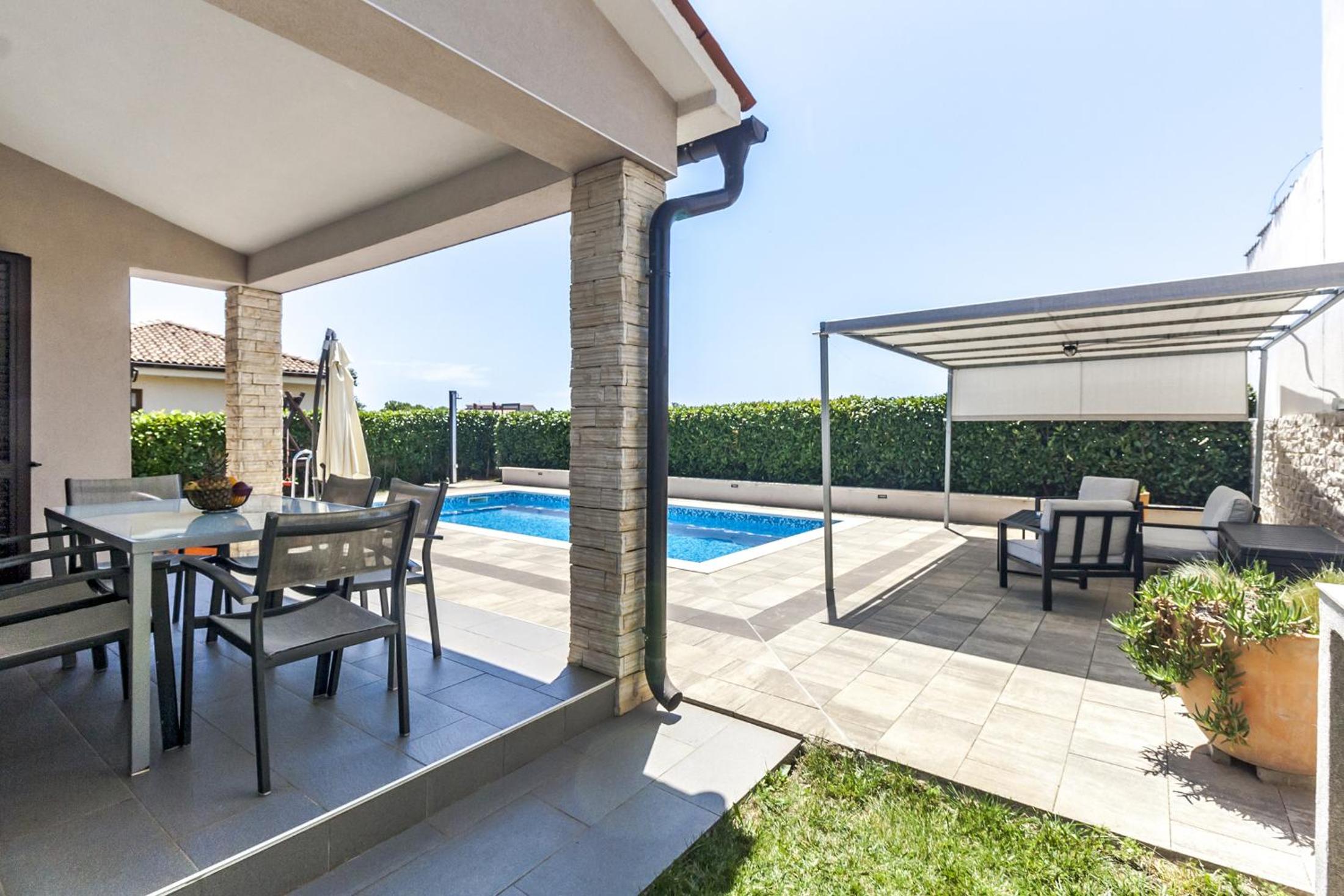 Holiday House Gortan for 7 people near Pula with children playground and private pool - pet friendly view 3