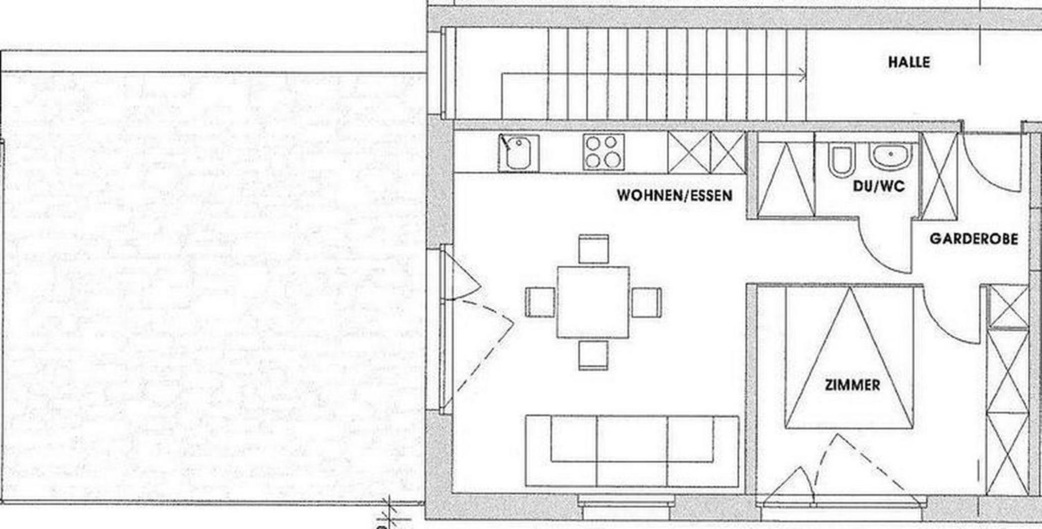 2 Zimmer-Ferienwohnung in Ftan