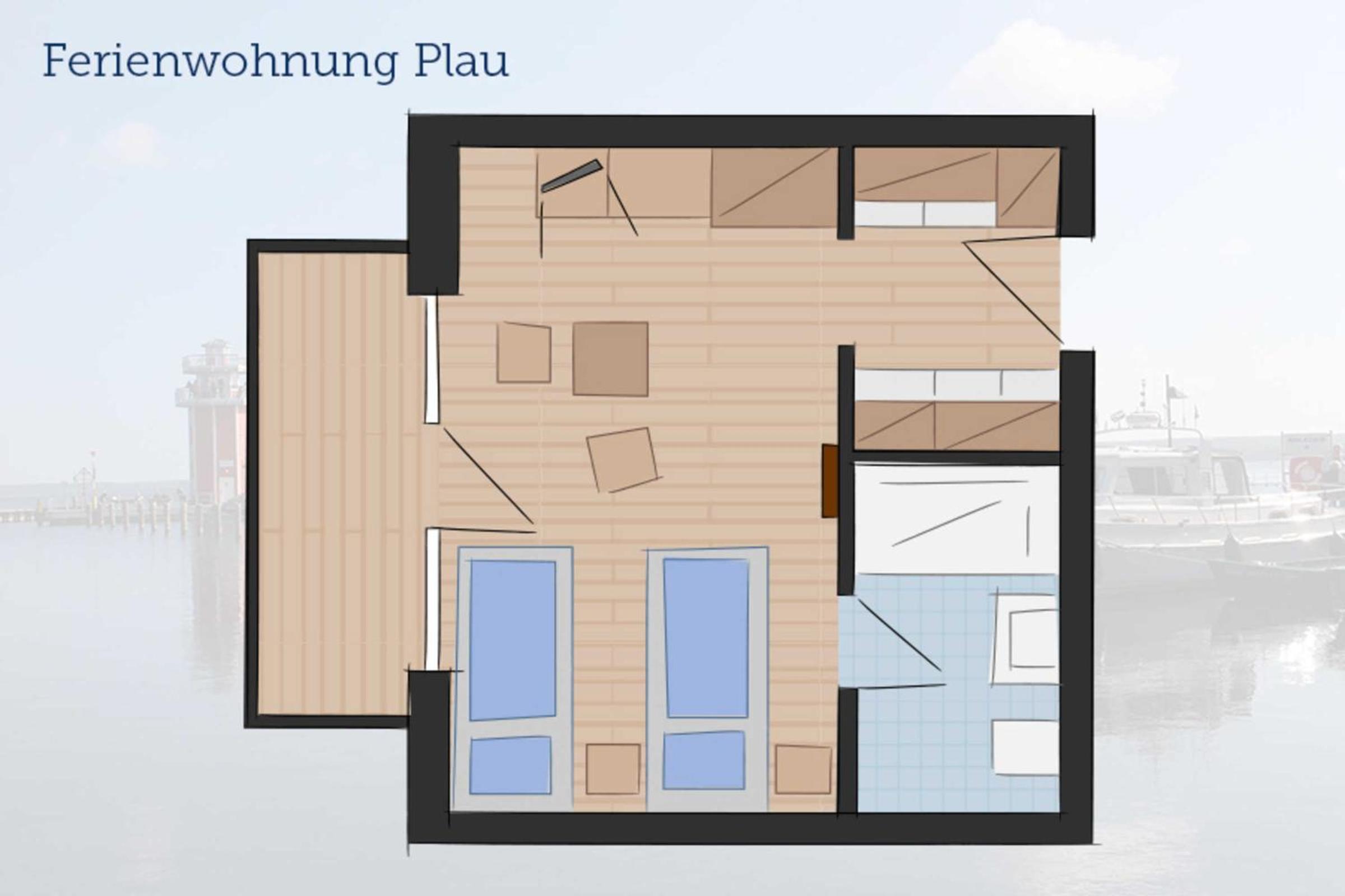 Ferienwohnung mit Seeblick - Fischerhafen Plauer See - Property Image 4