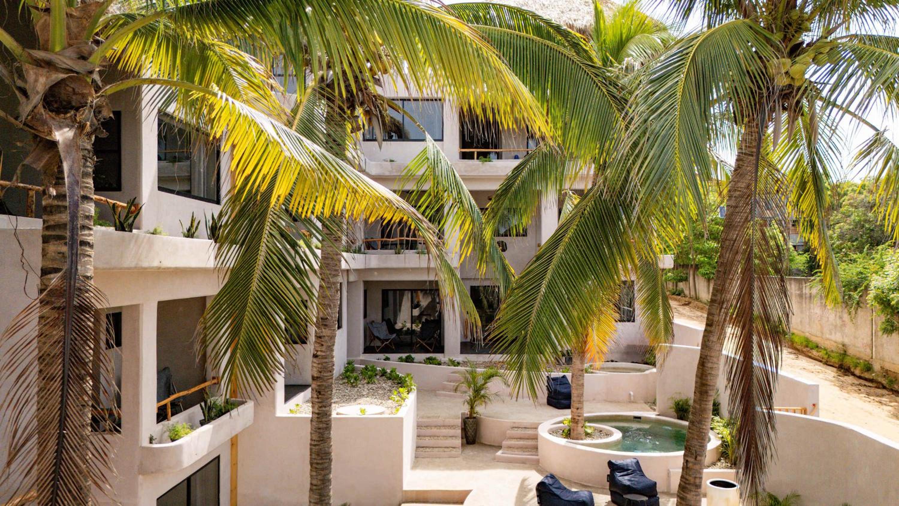Casa Leah Puerto Escondido Huge Apartment -Zicatela Seaside Luxury Boutique Unit - with 2 outdoor Pools - Just Steps from zicatela and la punta beach - 1 view 4