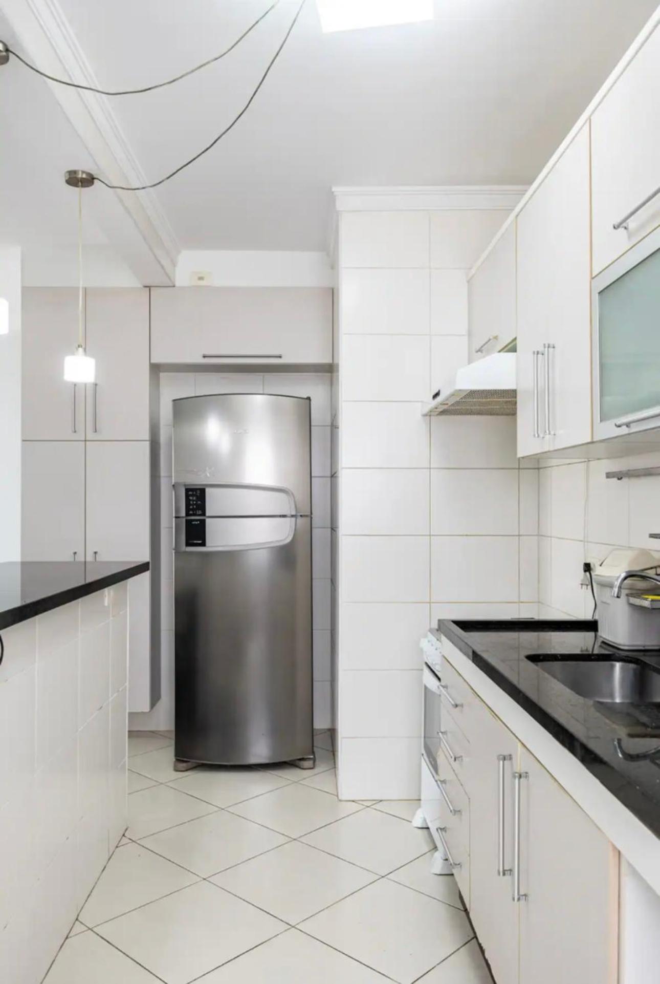 Canto nobre da Praia Grande - Apartamento completo e confortável