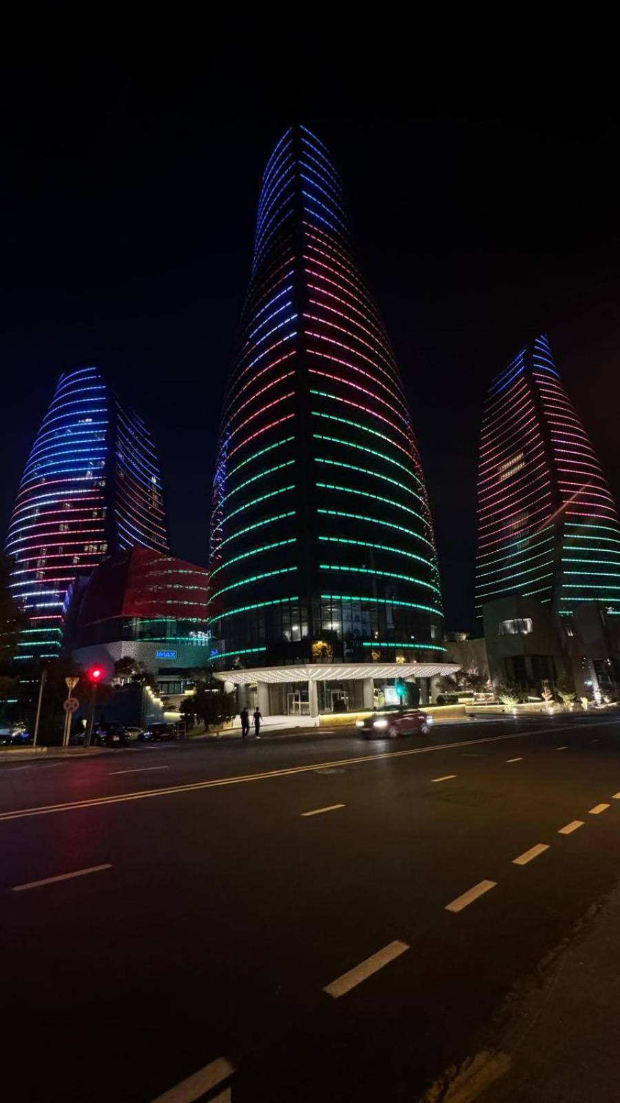 Flame Towers apartment
