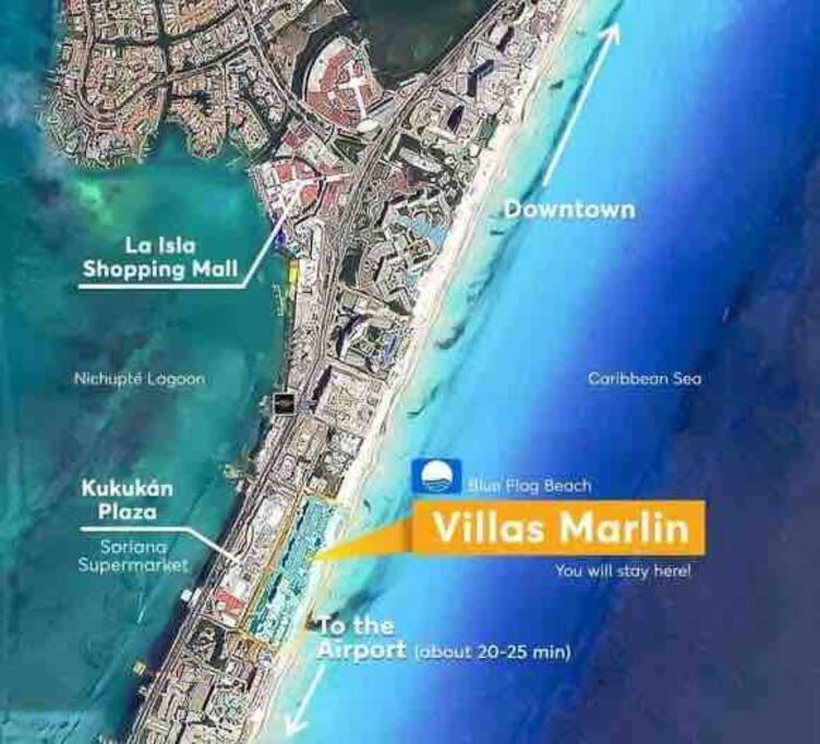 Exclusive Beachfront Apartment in the Hotel Zone - Tranquil and Central Location