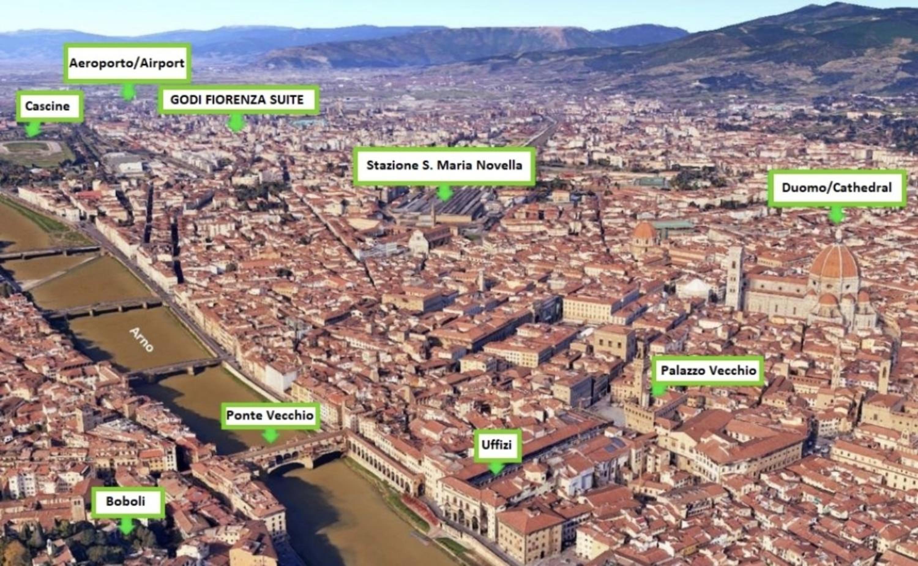 Godi Fiorenza Suite - Duomo a 15 Minuti e Aeroporto a 4 Minuti con Tramvia T2