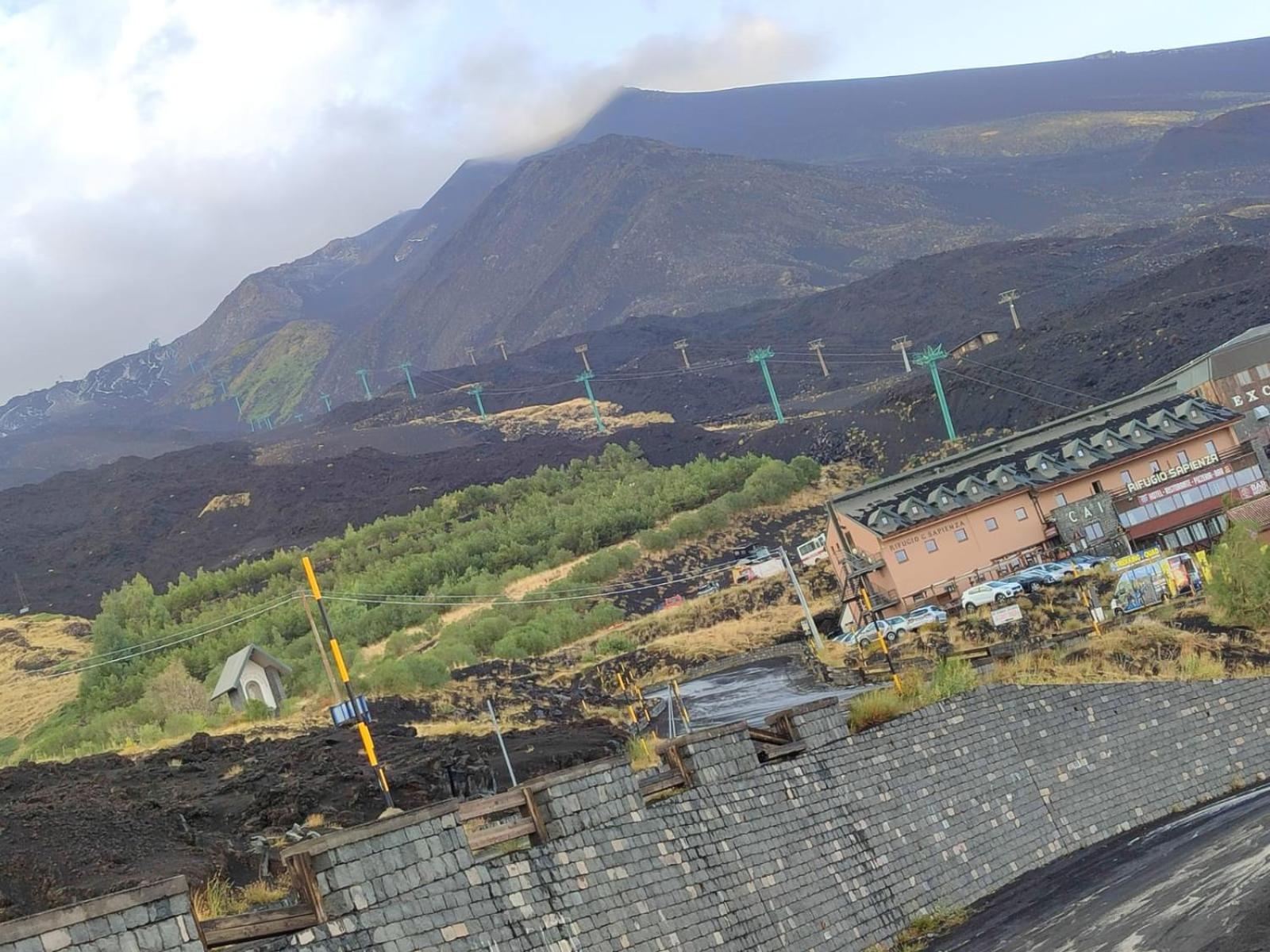 Camper nel Camping Etna