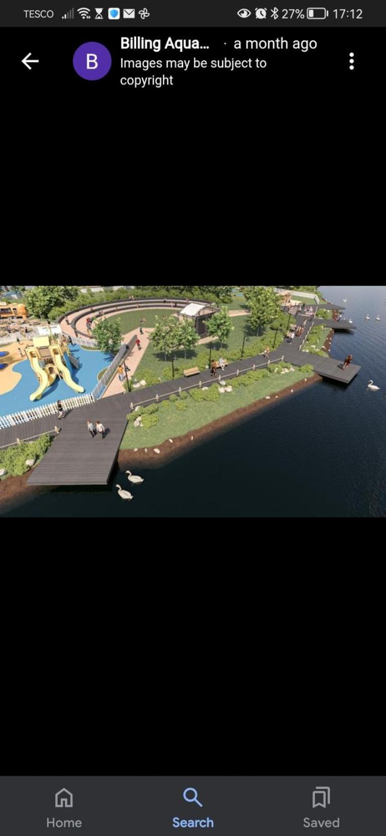 Billing Aquadrome Lakeside retreat view 5