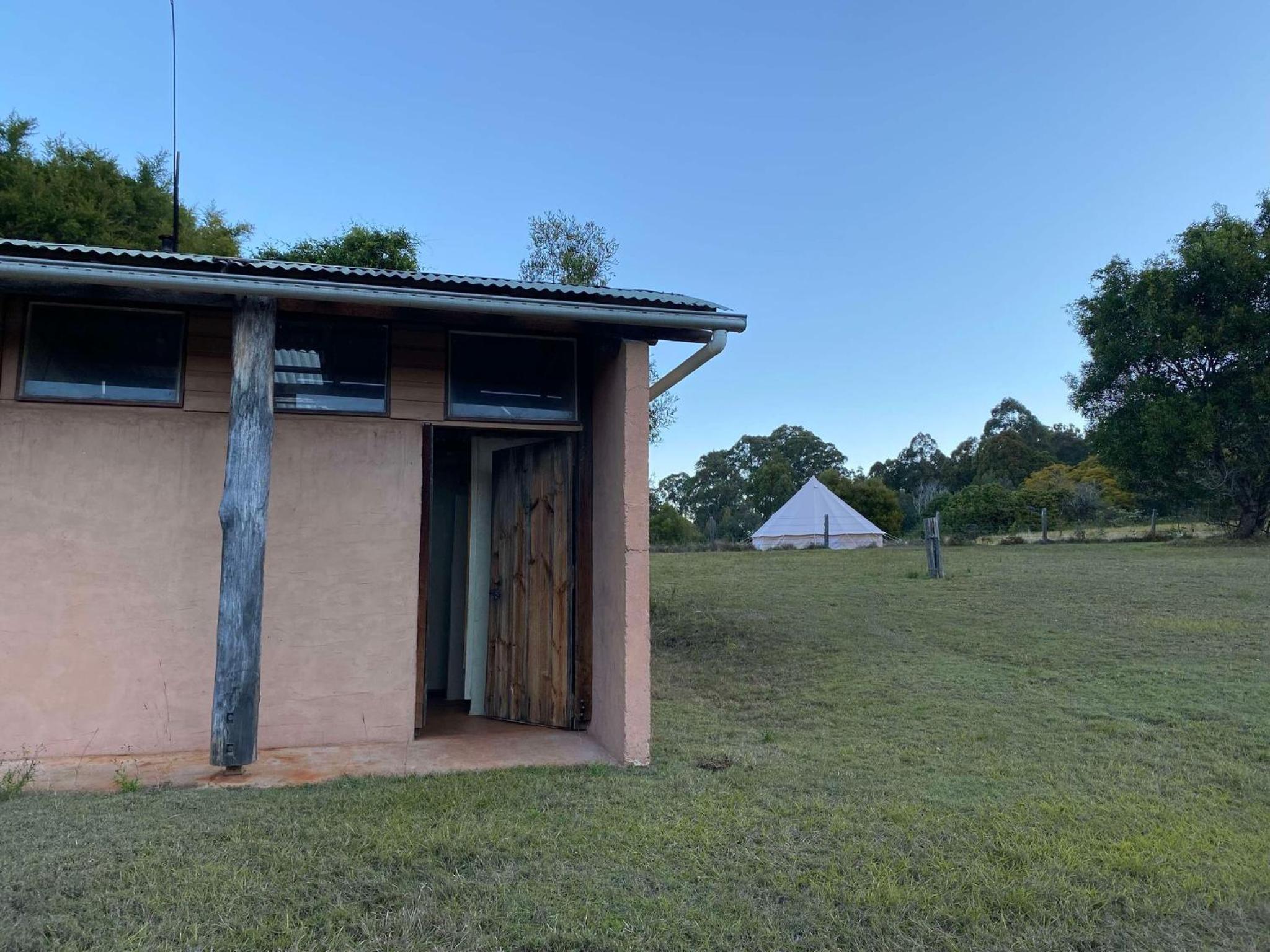 Relaxing bell tent in northern NSW