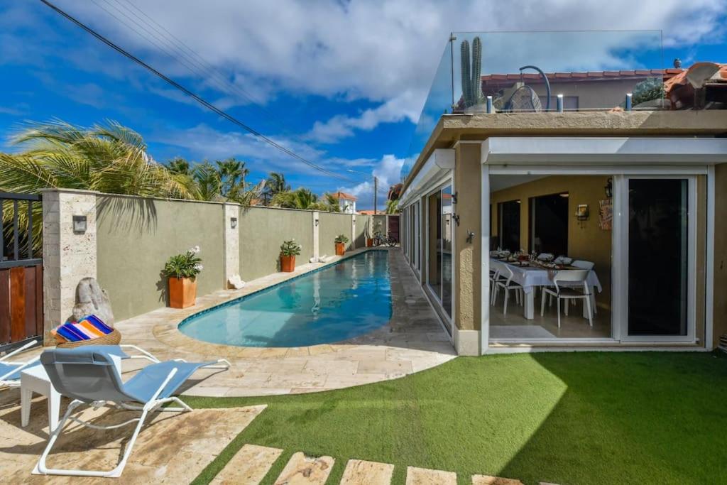 Designer house with a view