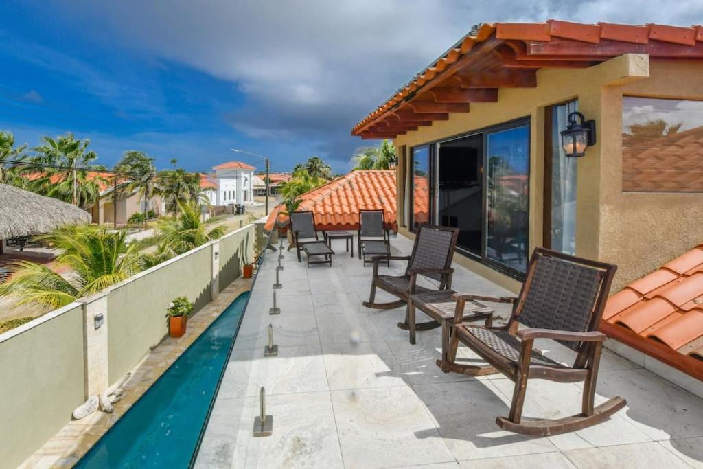 Designer house with a view