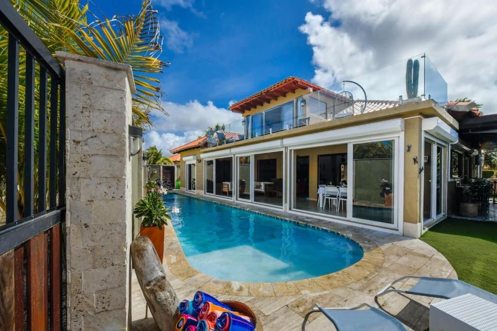 Designer house with a view